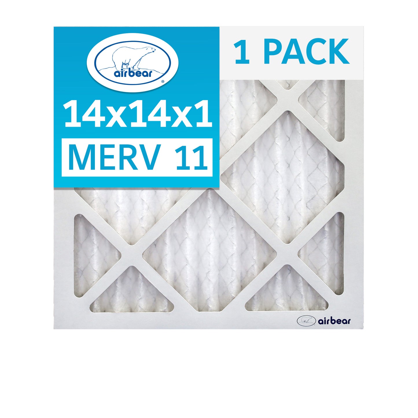 Air Bear 14x14x1 Pleated Air Filter