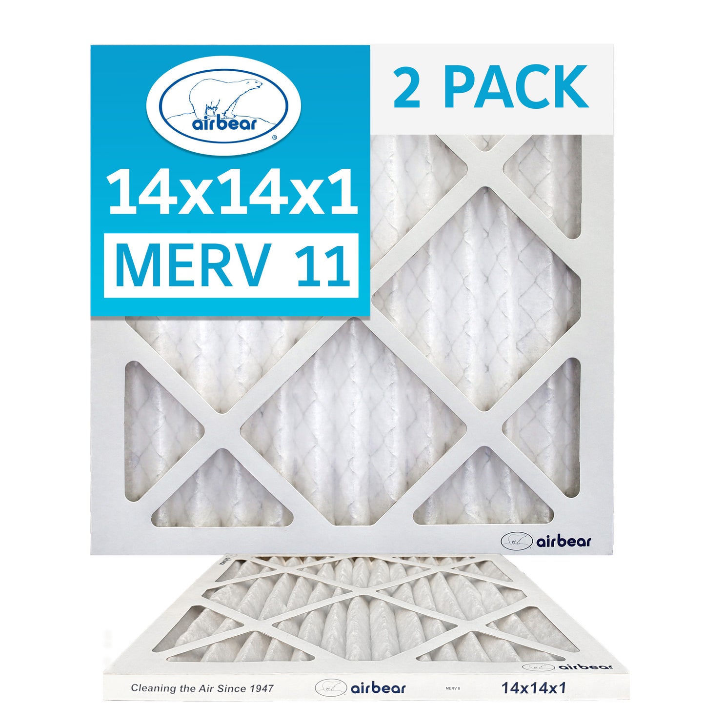 Air Bear 14x14x1 Pleated Air Filter