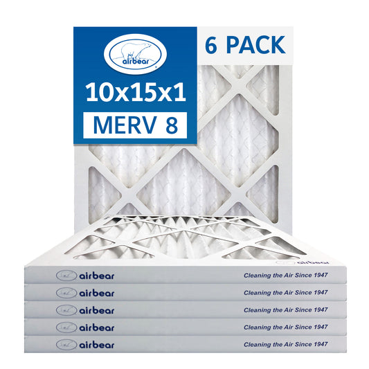 Air Bear 10x15x1 Pleated Air Filter