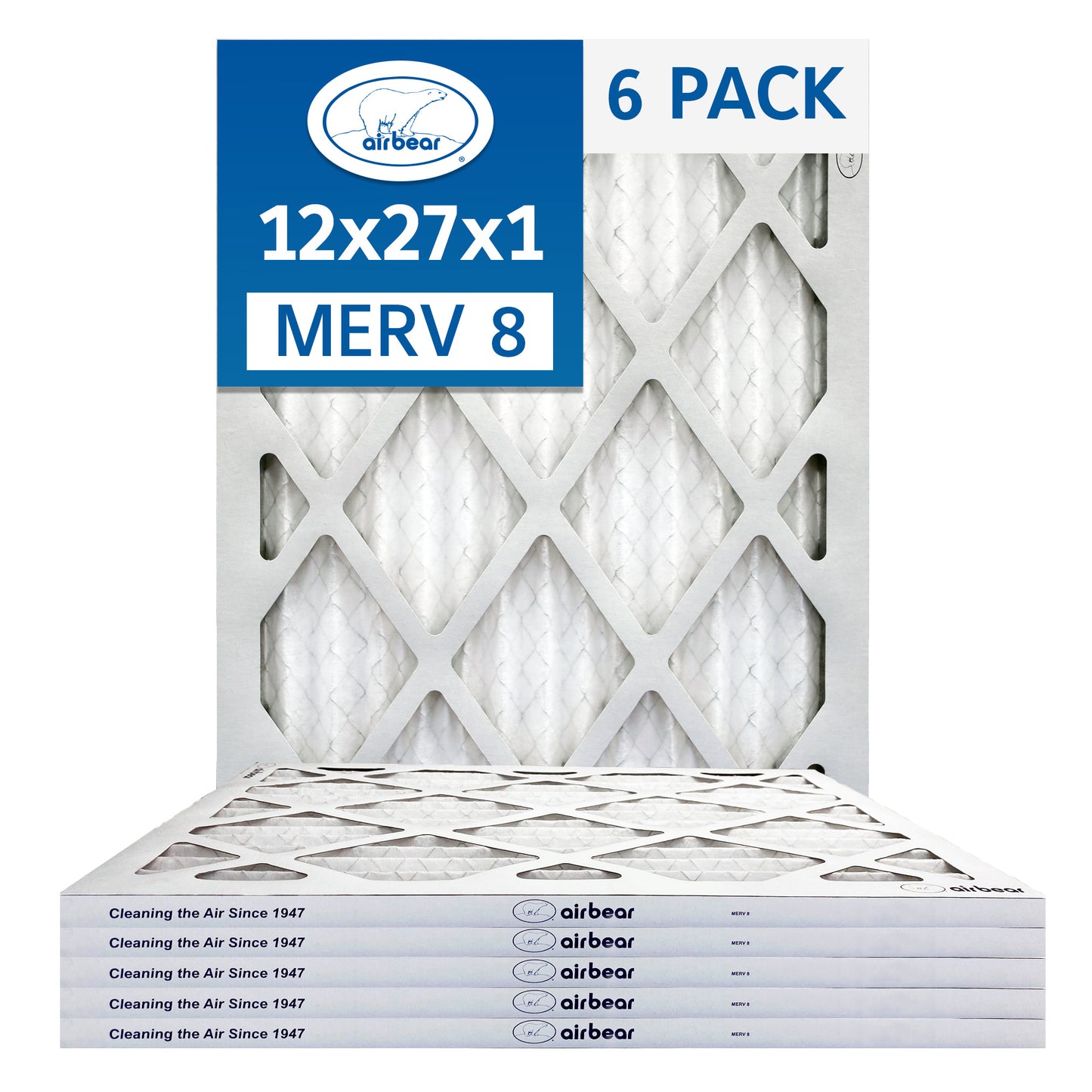 Air Bear 12x27x1 Pleated Air Filter