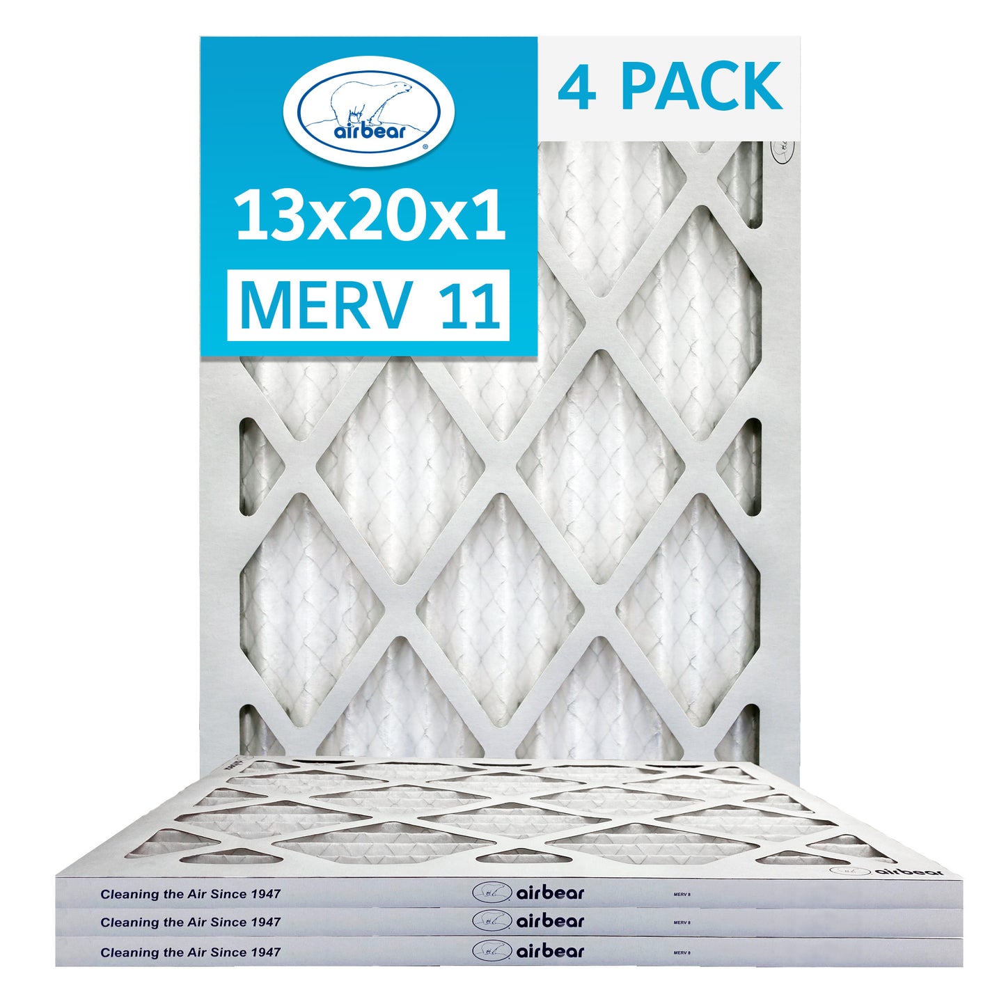 Air Bear 13x20x1 Pleated Air Filter