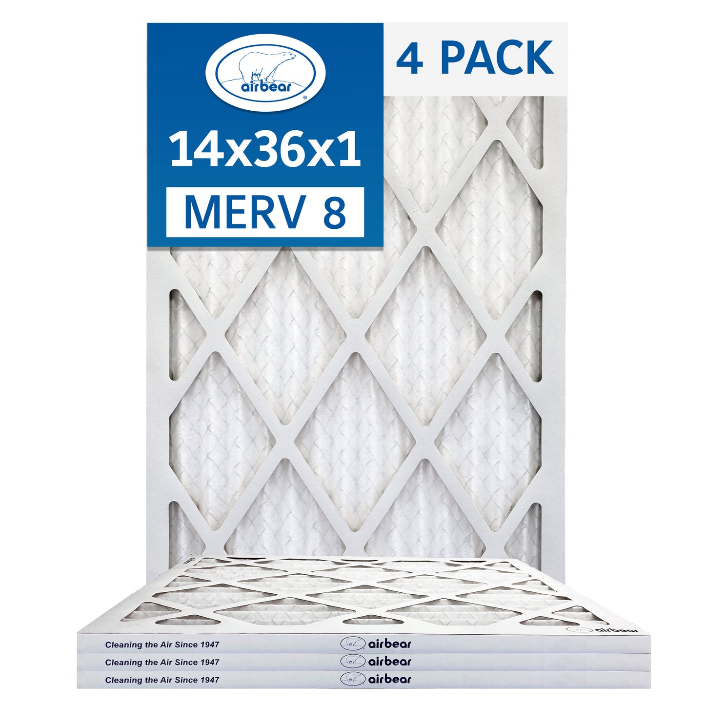 Air Bear 14x36x1 Pleated Air Filter