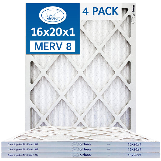 16x201x air filter merv 8 4 pack