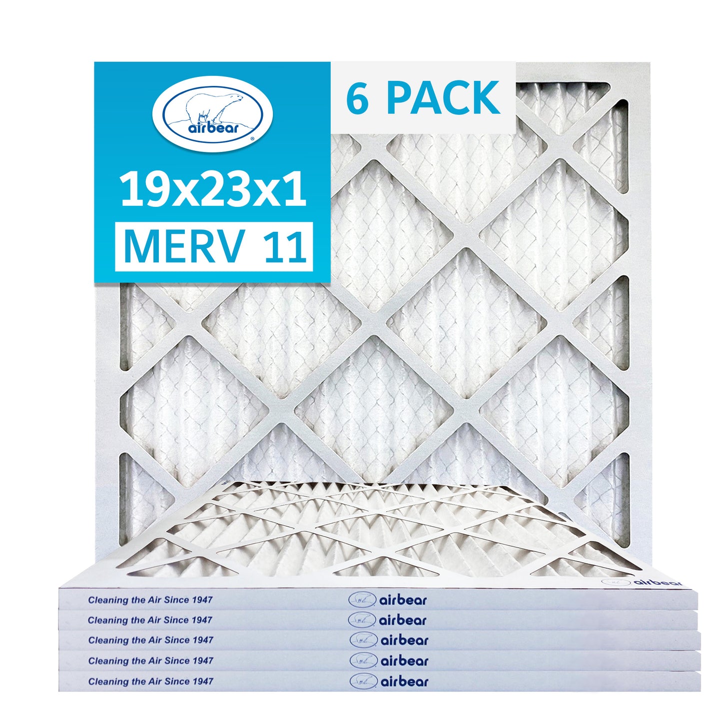 Air Bear 19x23x1 Pleated Air Filter