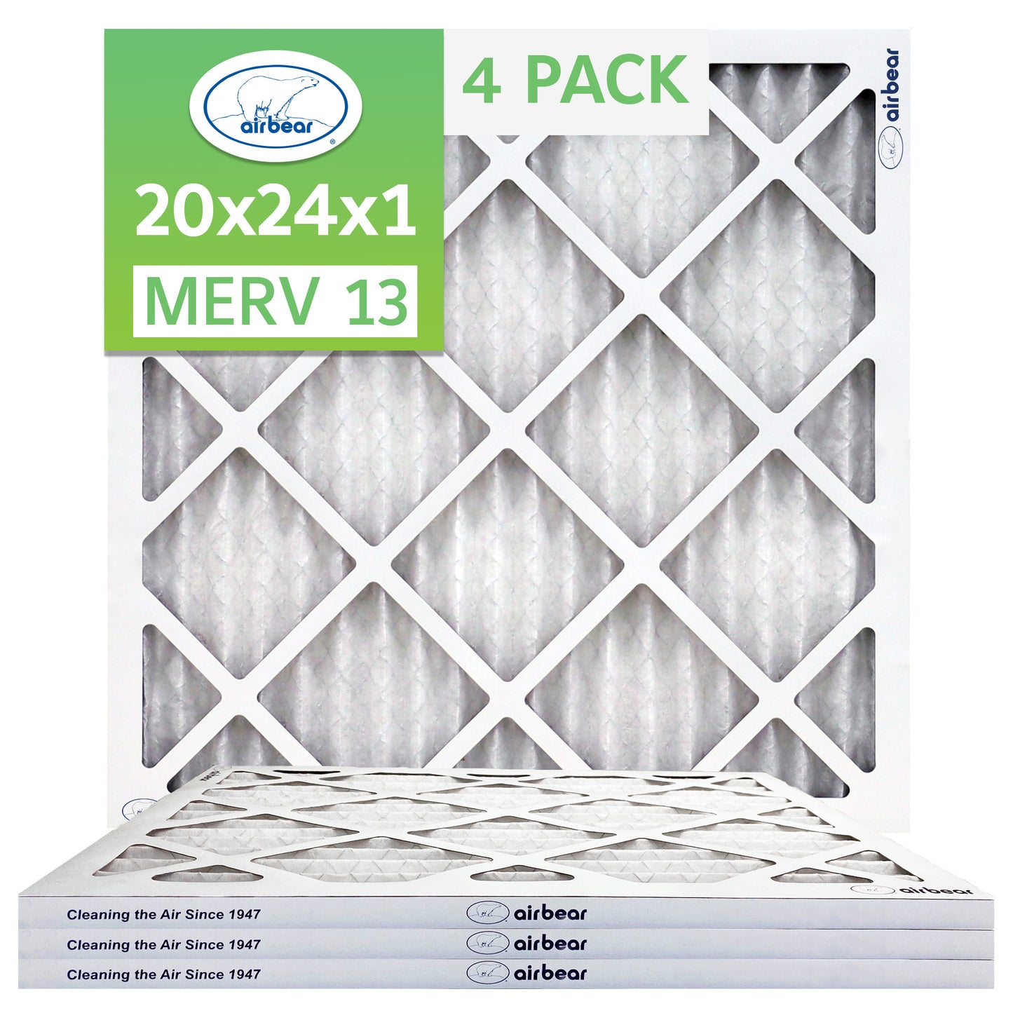 Air Bear 20x24x1 Pleated Air Filter