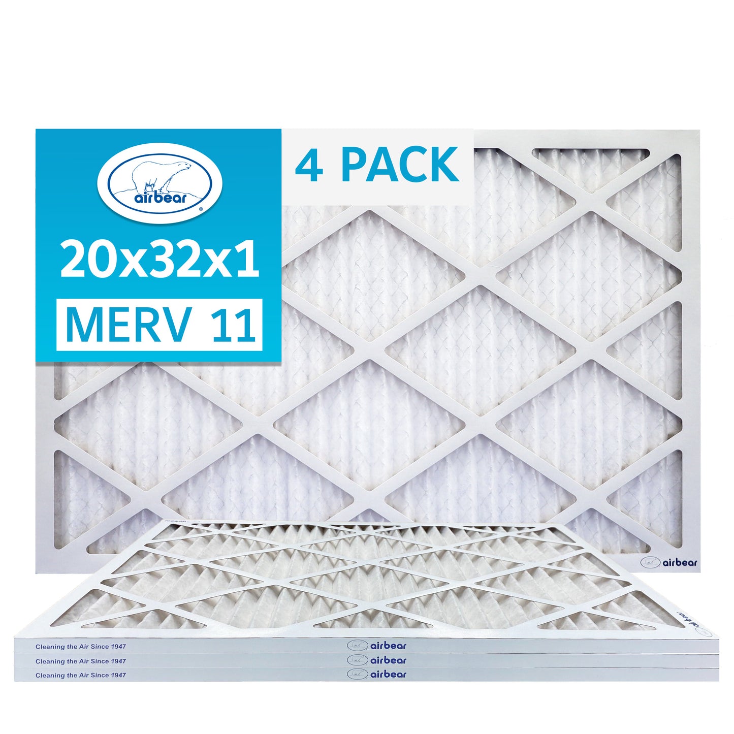 Air Bear 20x32x1 Pleated Air Filter