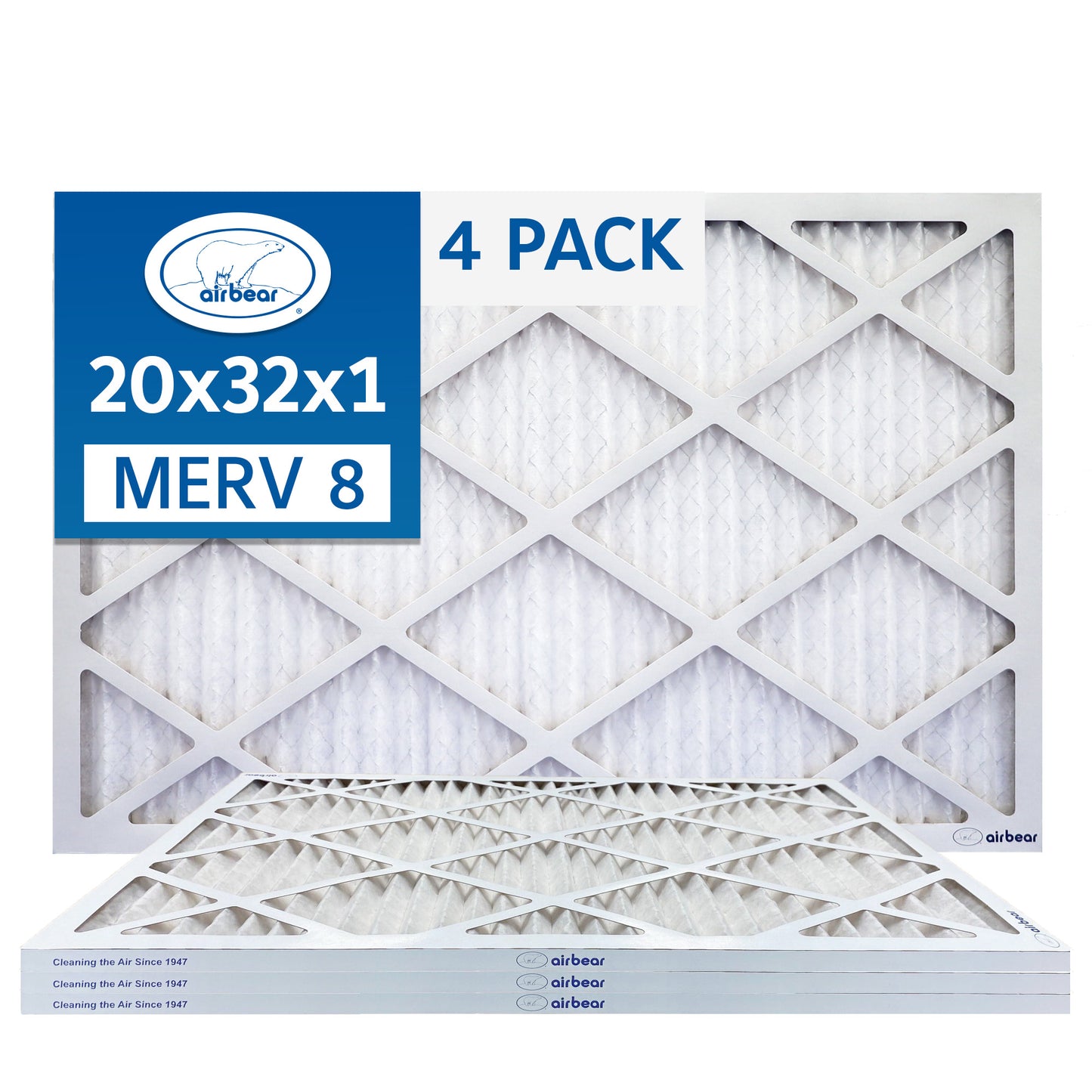 Air Bear 20x32x1 Pleated Air Filter