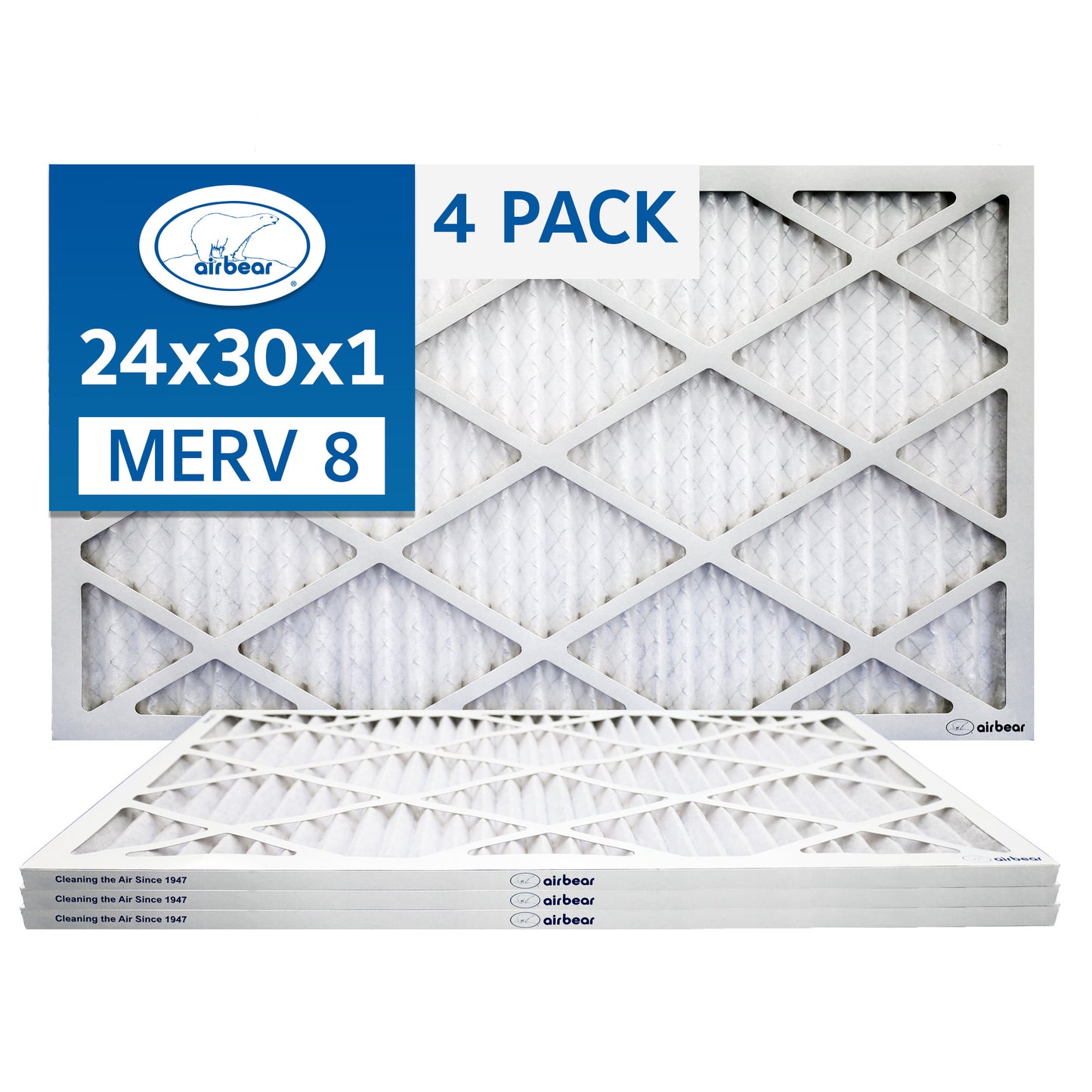 Air Bear 24x30x1 Pleated Air Filter