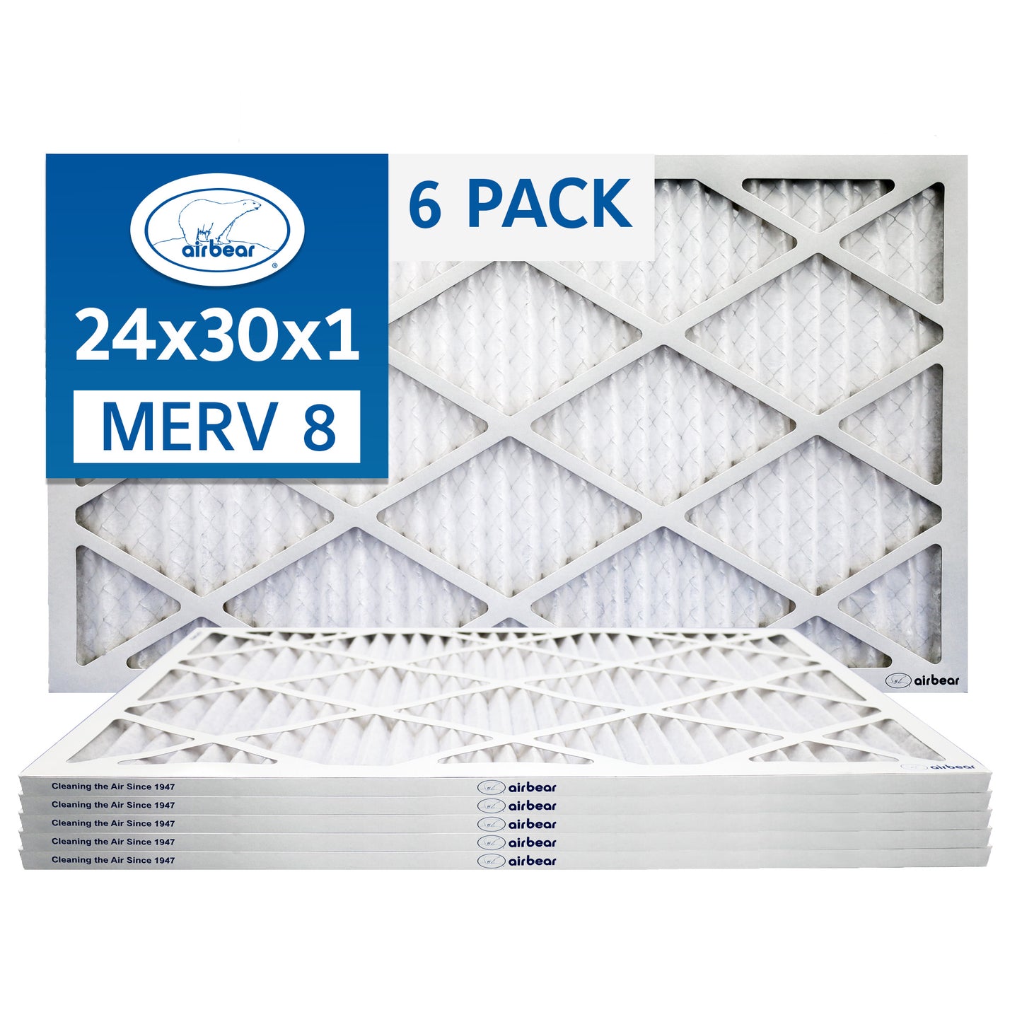 Air Bear 24x30x1 Pleated Air Filter