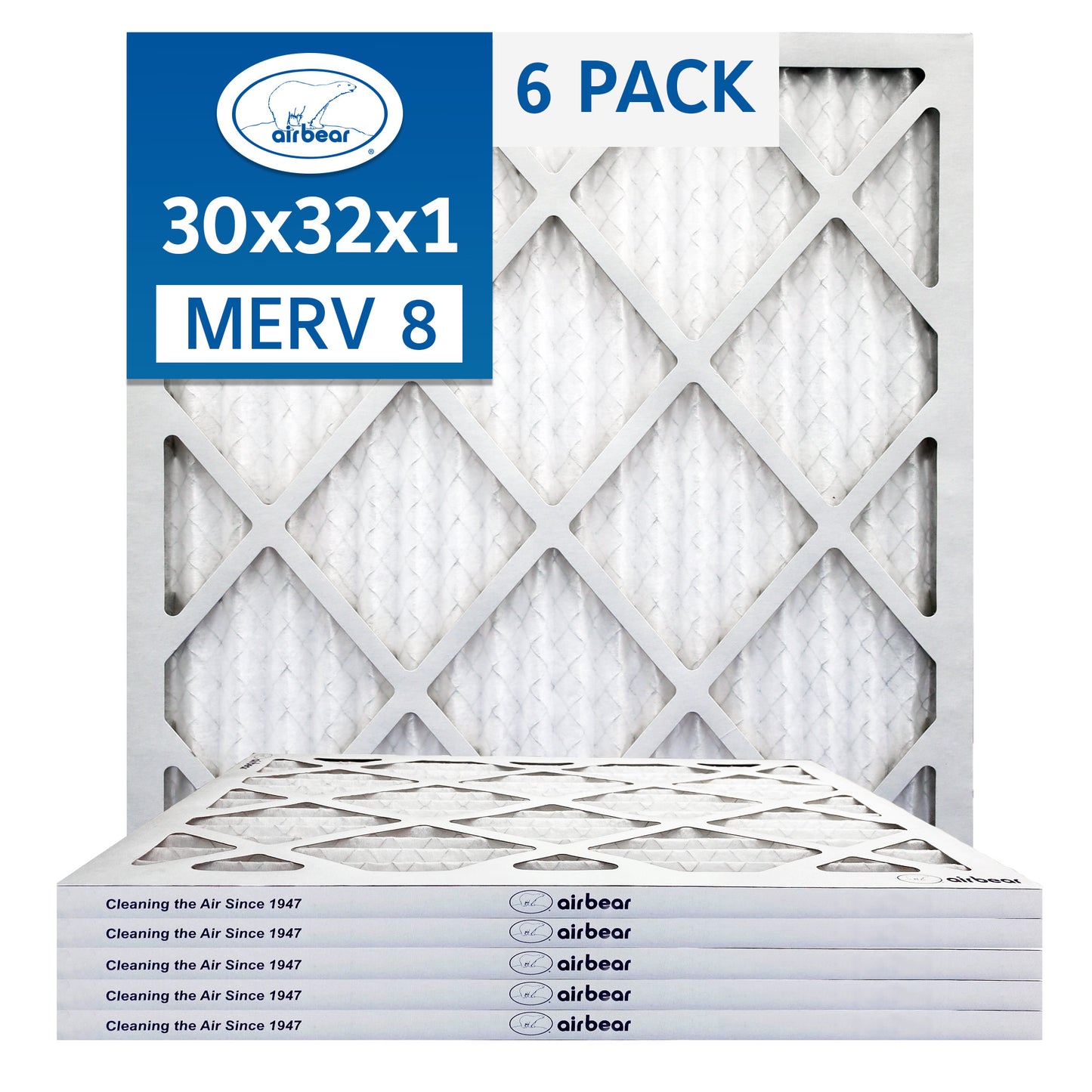 Air Bear 30x32x1 Pleated Air Filter