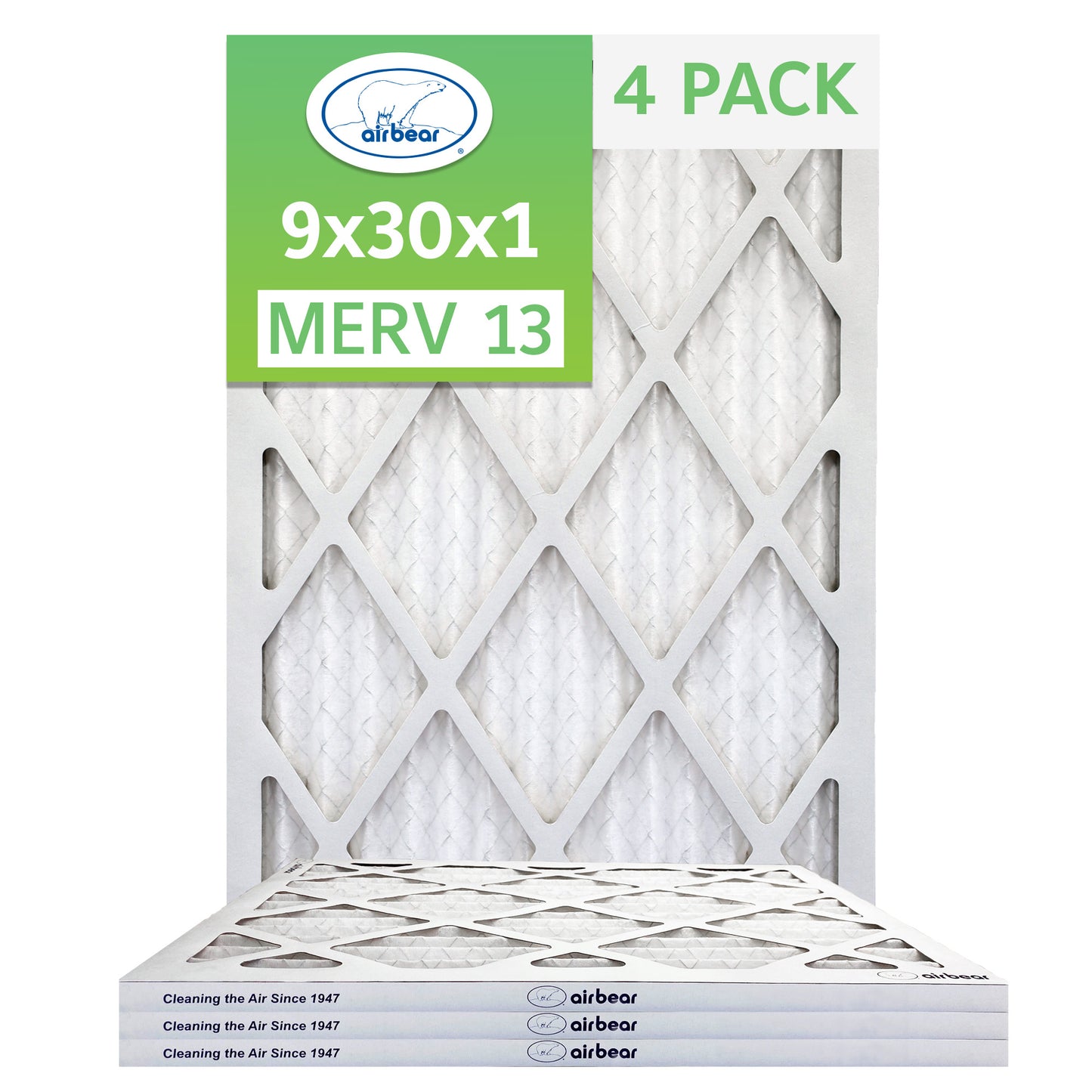 Air Bear 9x30x1 Pleated Air Filter