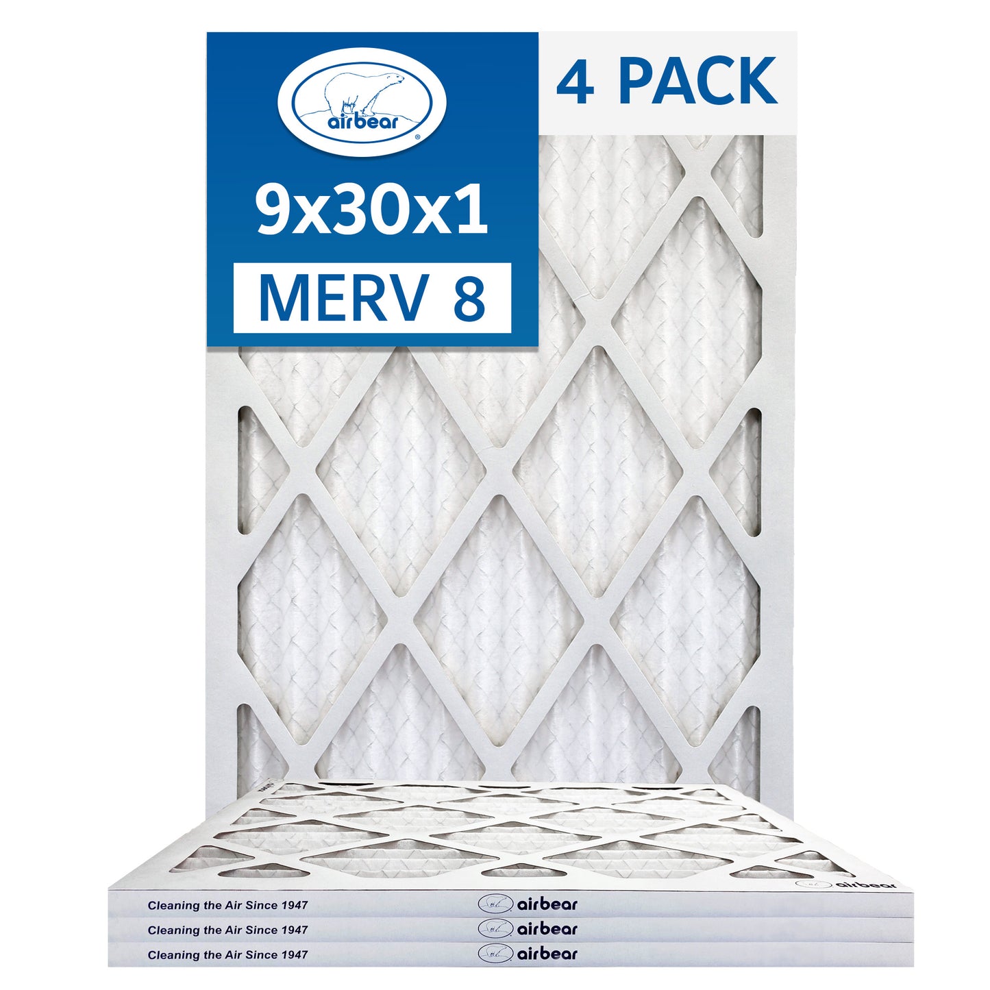 Air Bear 9x30x1 Pleated Air Filter