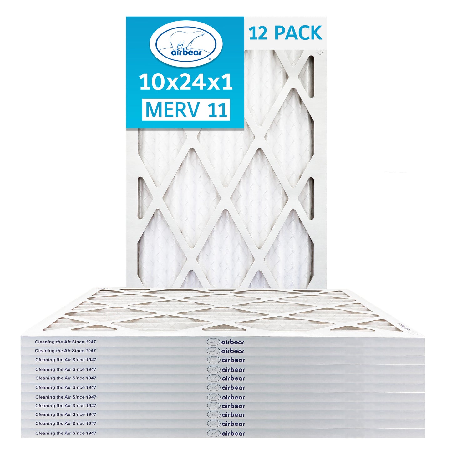Air Bear 10x24x1 Pleated Air Filter