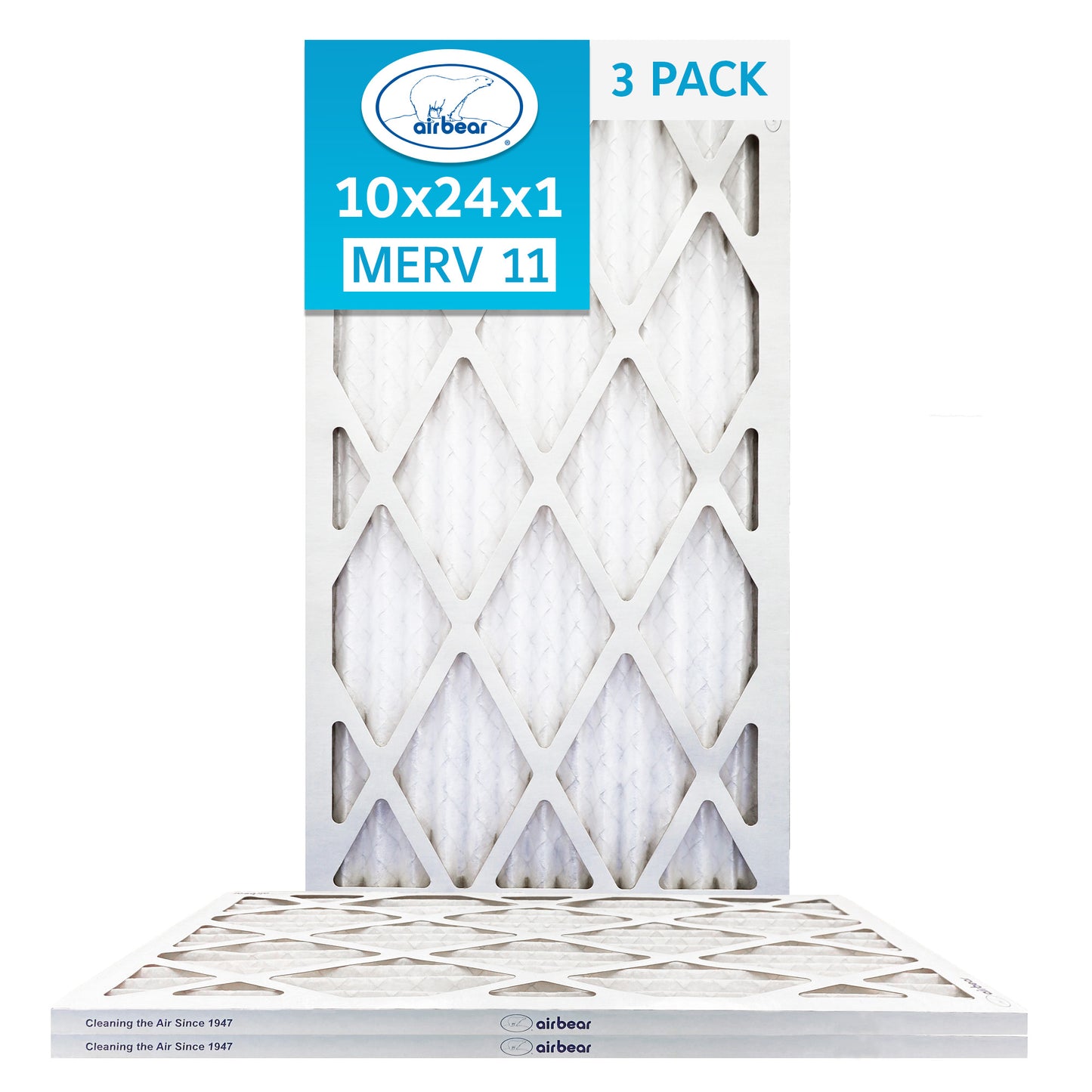 Air Bear 10x24x1 Pleated Air Filter