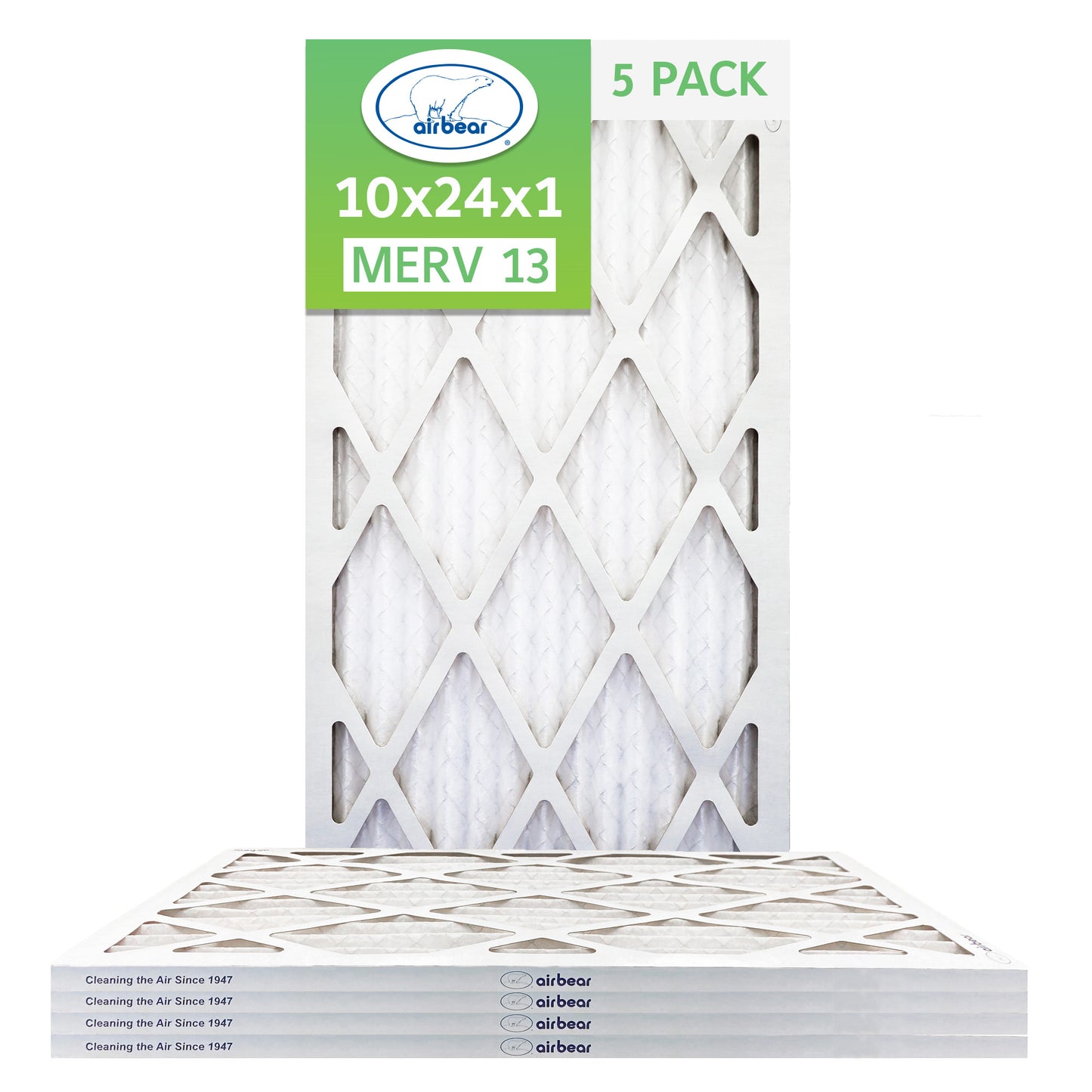Air Bear 10x24x1 Pleated Air Filter