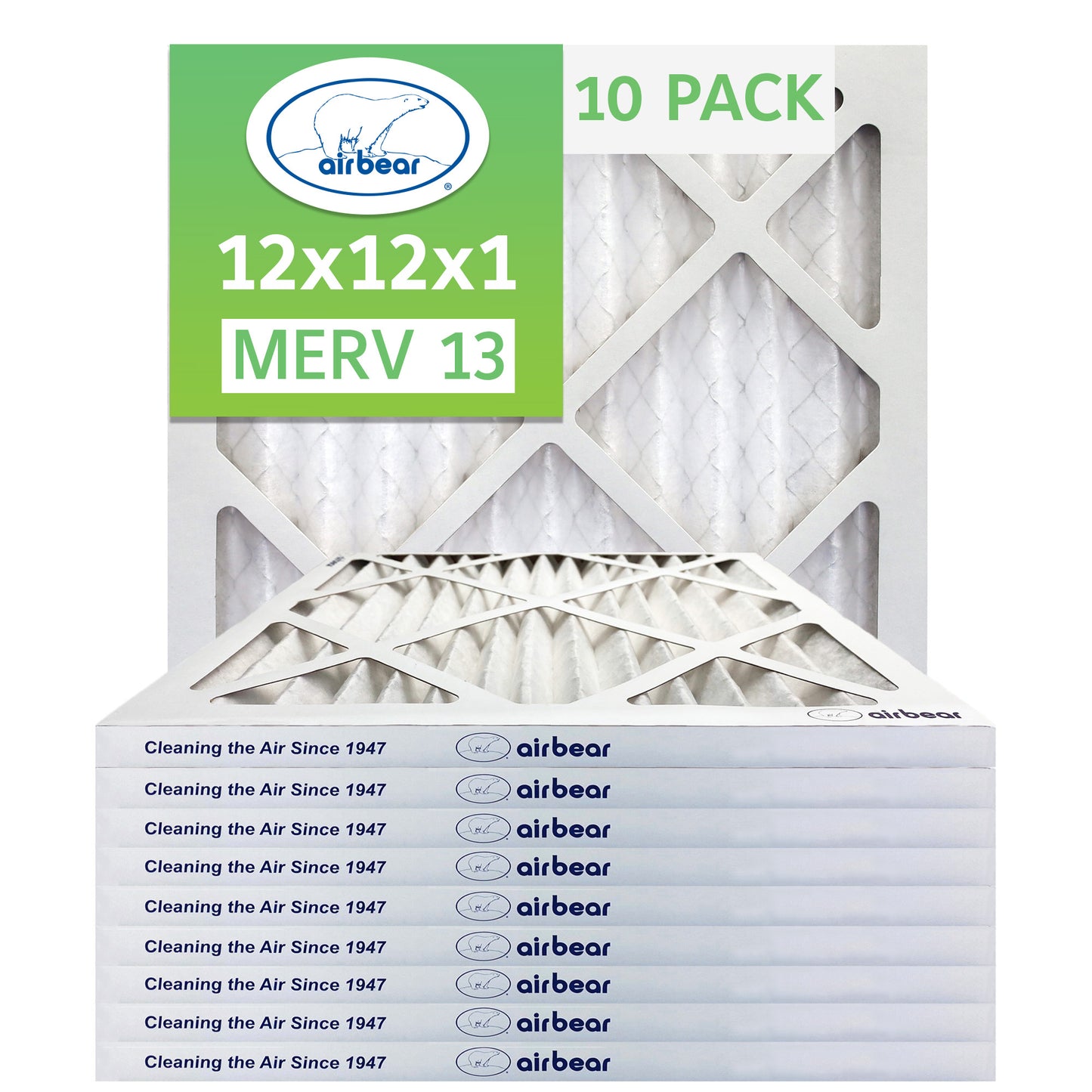 Air Bear 12x12x1 Pleated Air Filter