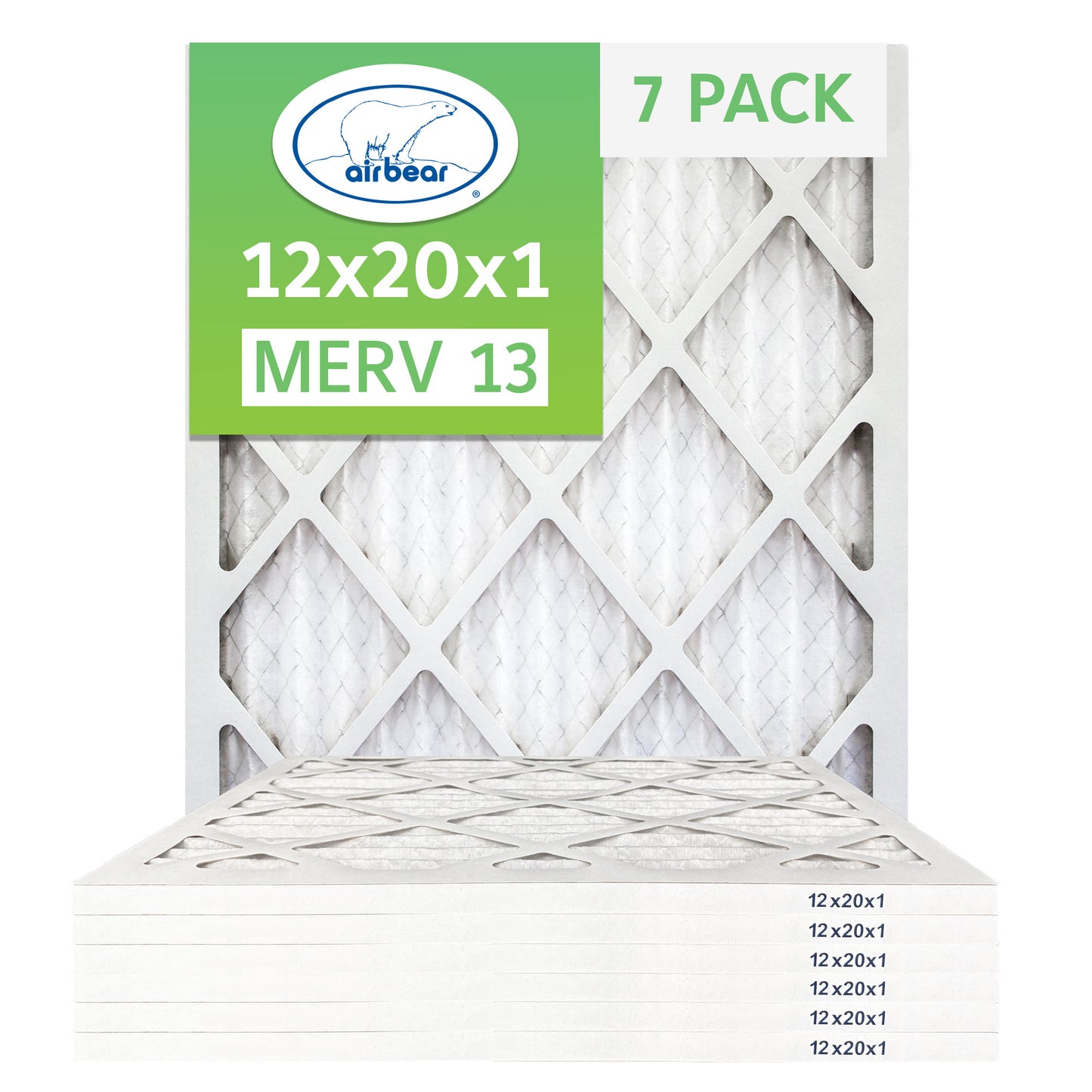 Air Bear 12x20x1 Pleated Air Filter