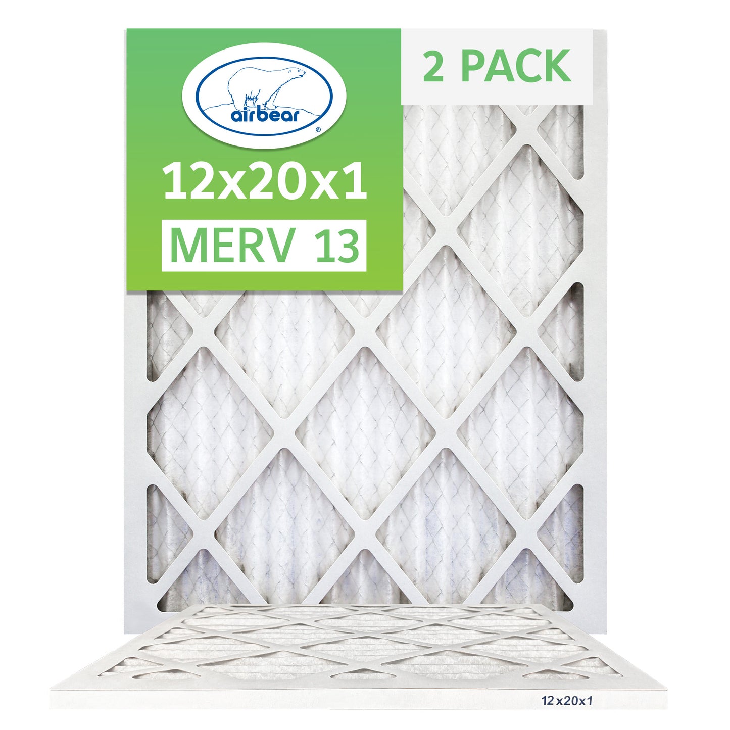 Air Bear 12x20x1 Pleated Air Filter