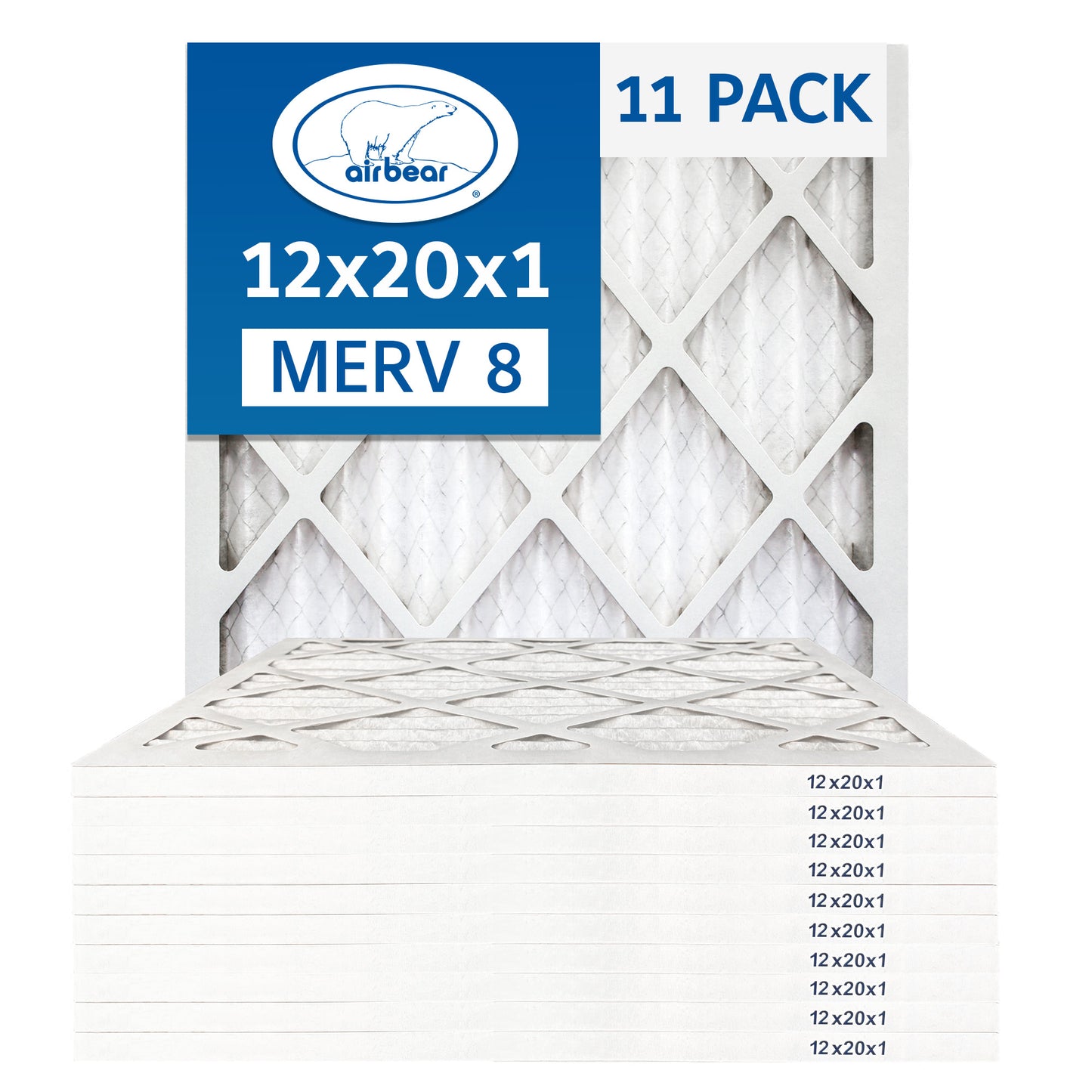 Air Bear 12x20x1 Pleated Air Filter