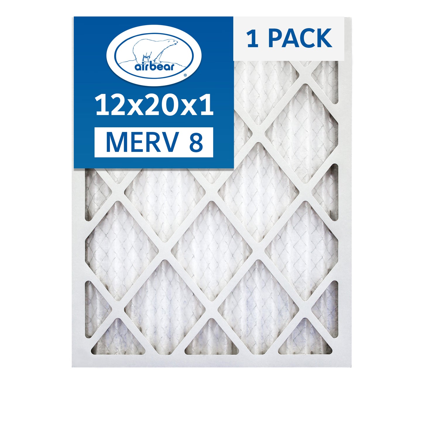 Air Bear 12x20x1 Pleated Air Filter