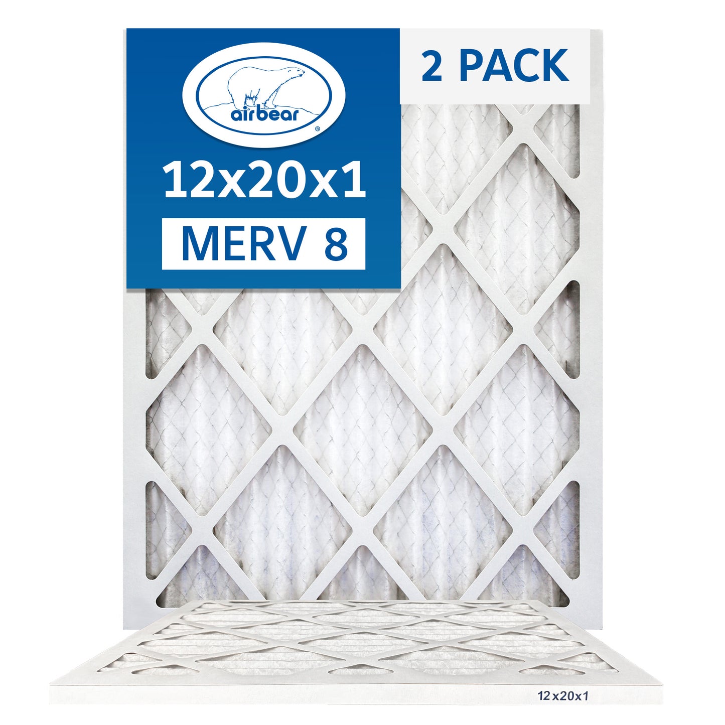Air Bear 12x20x1 Pleated Air Filter