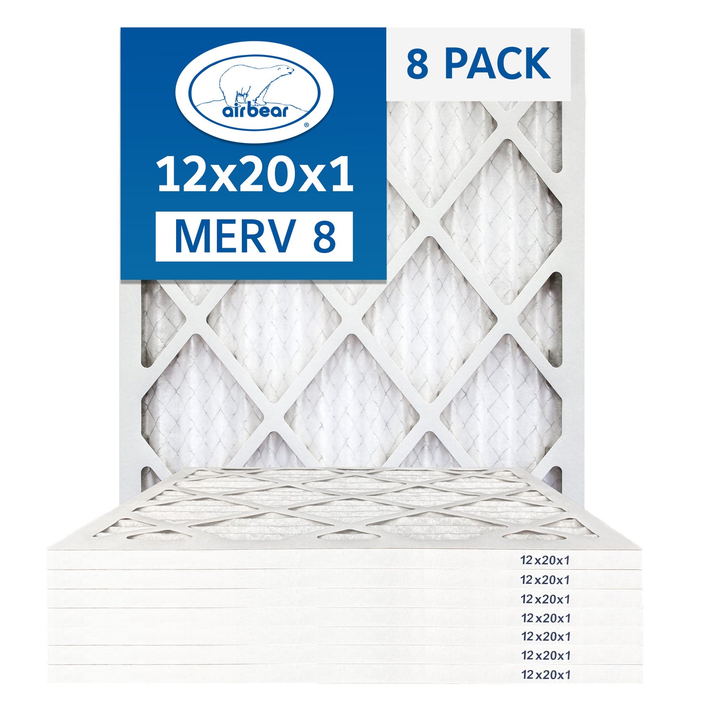 Air Bear 12x20x1 Pleated Air Filter