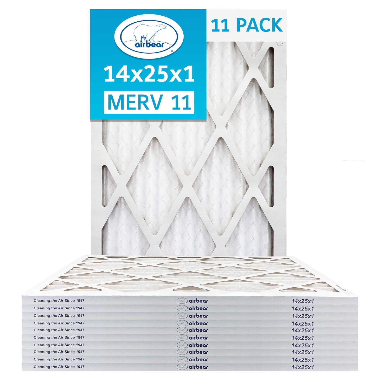 14x25x1 Air Bear Pleated Air Filter