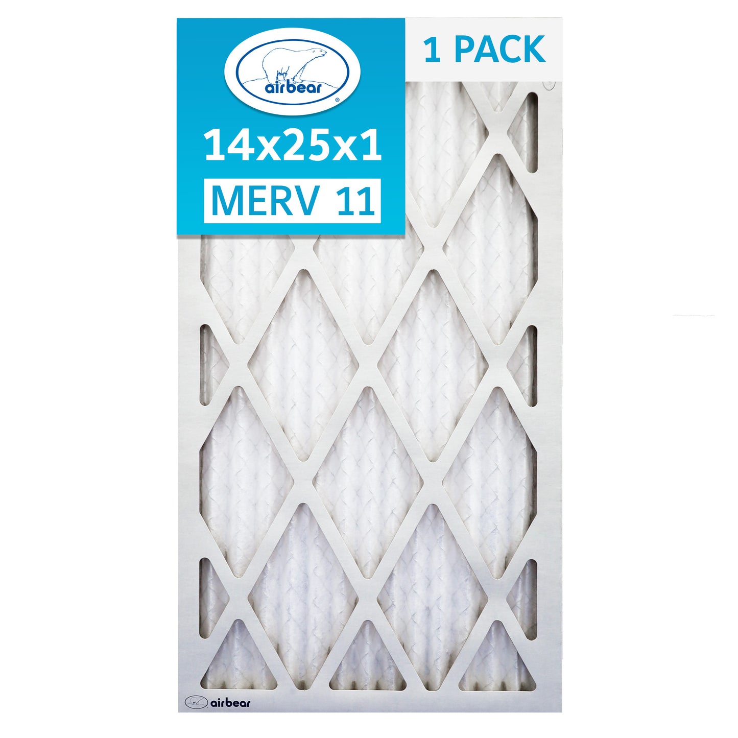 14x25x1 Air Bear Pleated Air Filter
