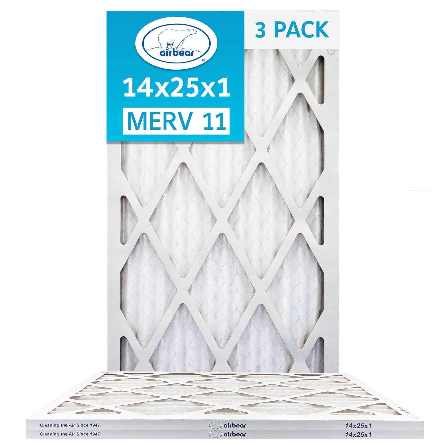 14x25x1 Air Bear Pleated Air Filter