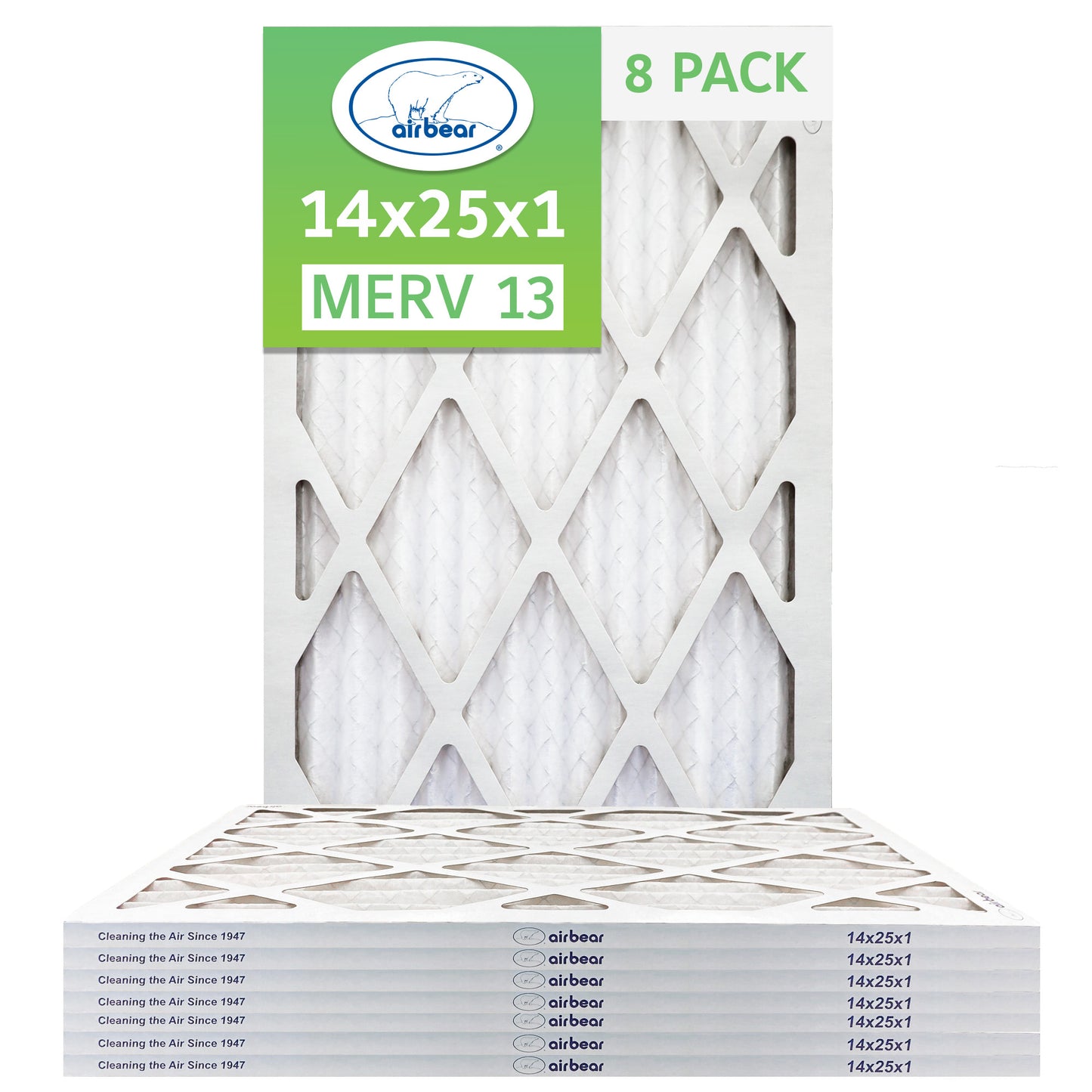 14x25x1 Air Bear Pleated Air Filter