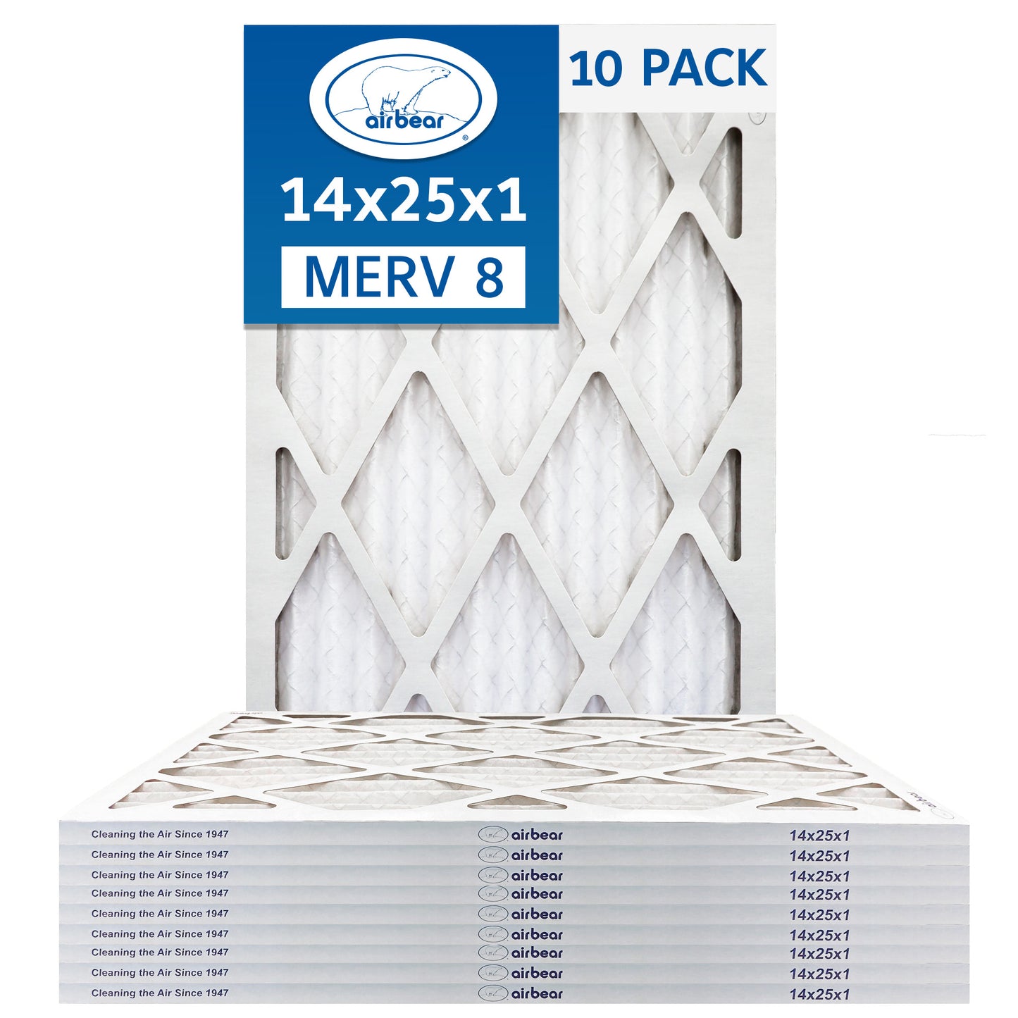 14x25x1 Air Bear Pleated Air Filter
