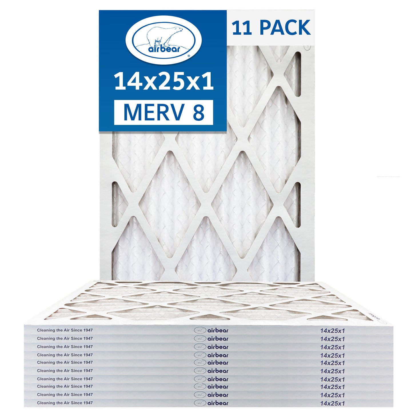 14x25x1 Air Bear Pleated Air Filter
