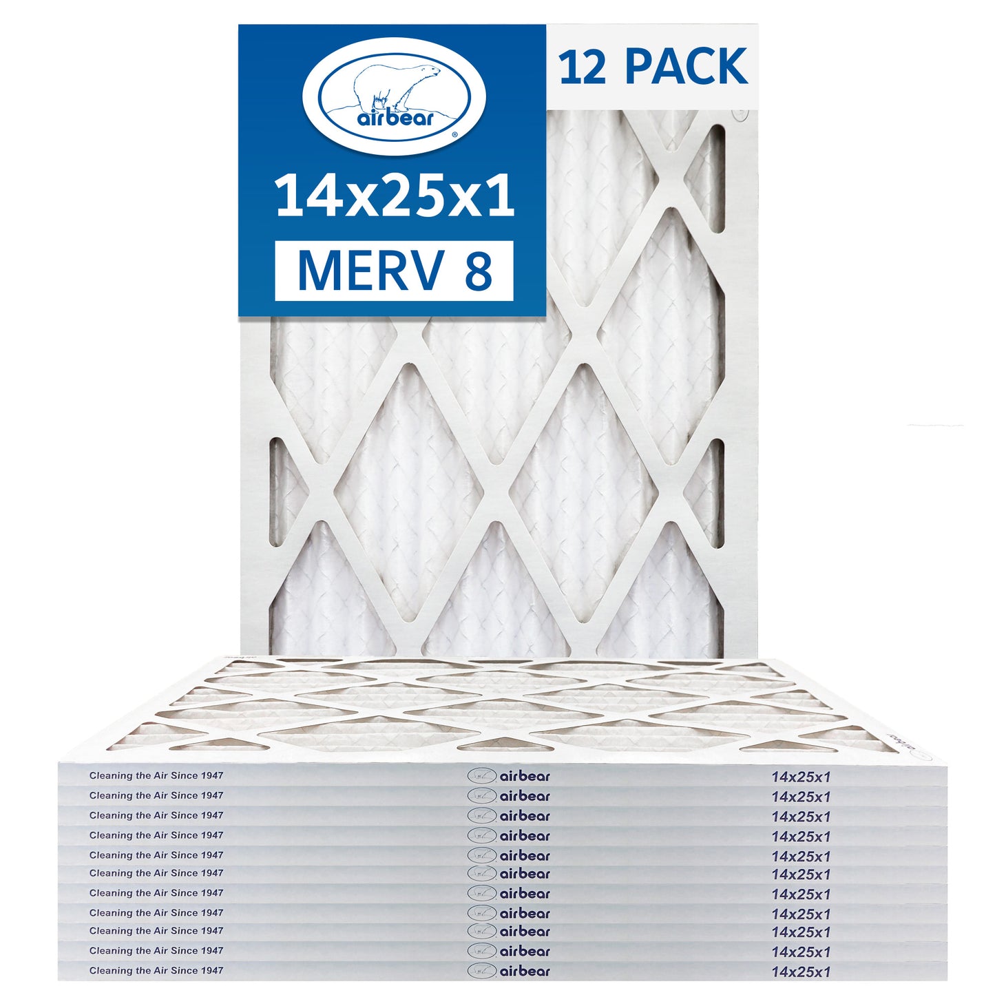 14x25x1 Air Bear Pleated Air Filter