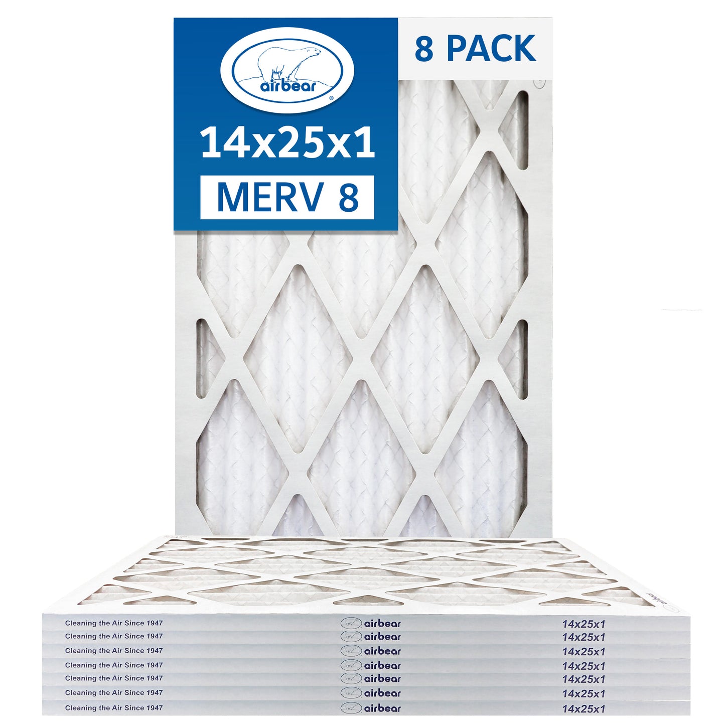 14x25x1 Air Bear Pleated Air Filter
