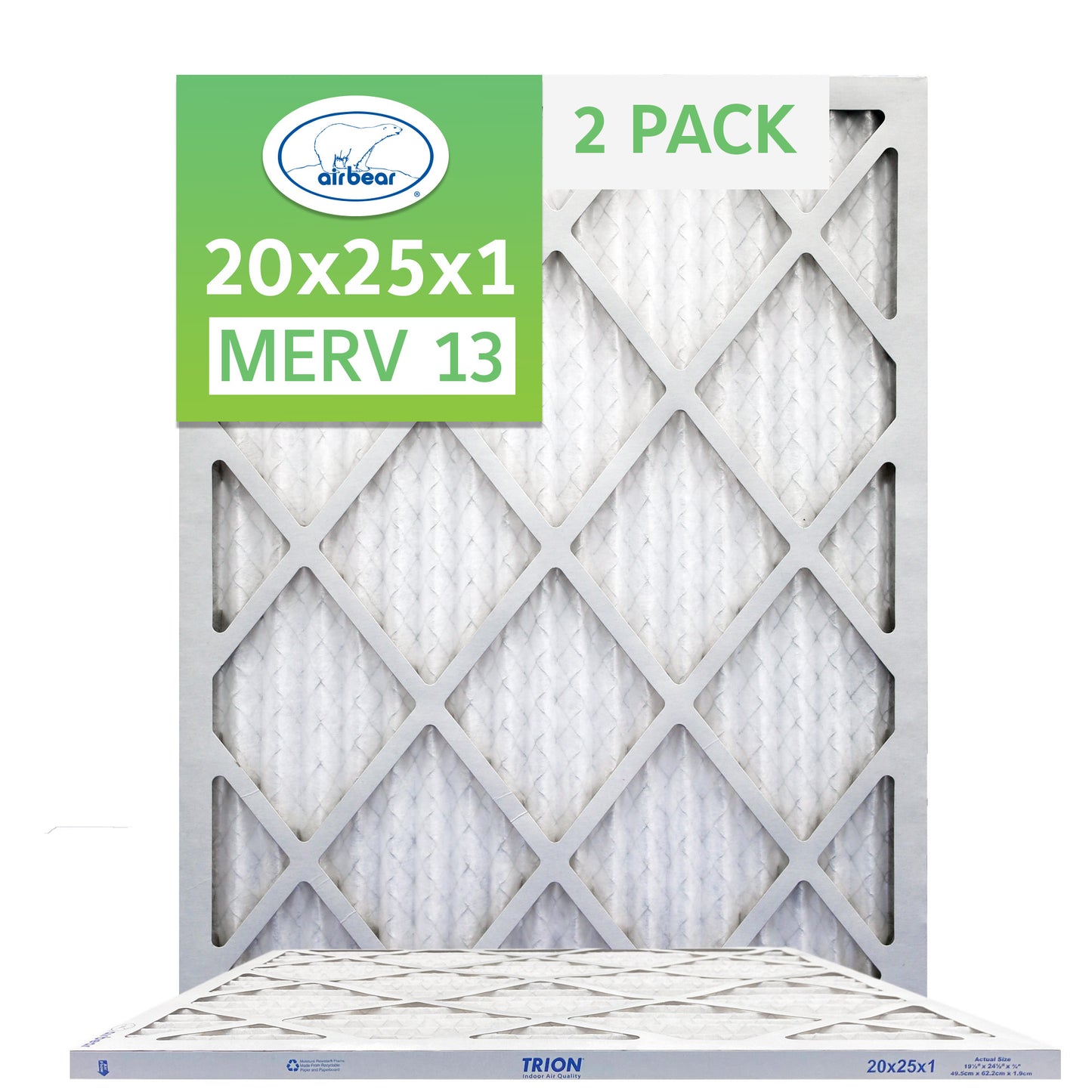 Air Bear 20x25x1 Air Filter