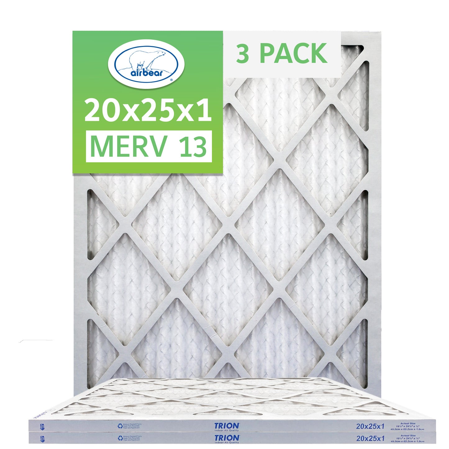 Air Bear 20x25x1 Air Filter