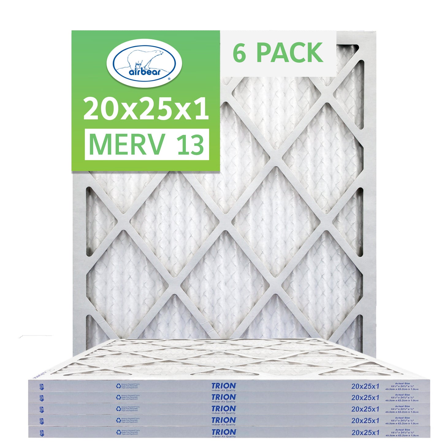 Air Bear 20x25x1 Air Filter