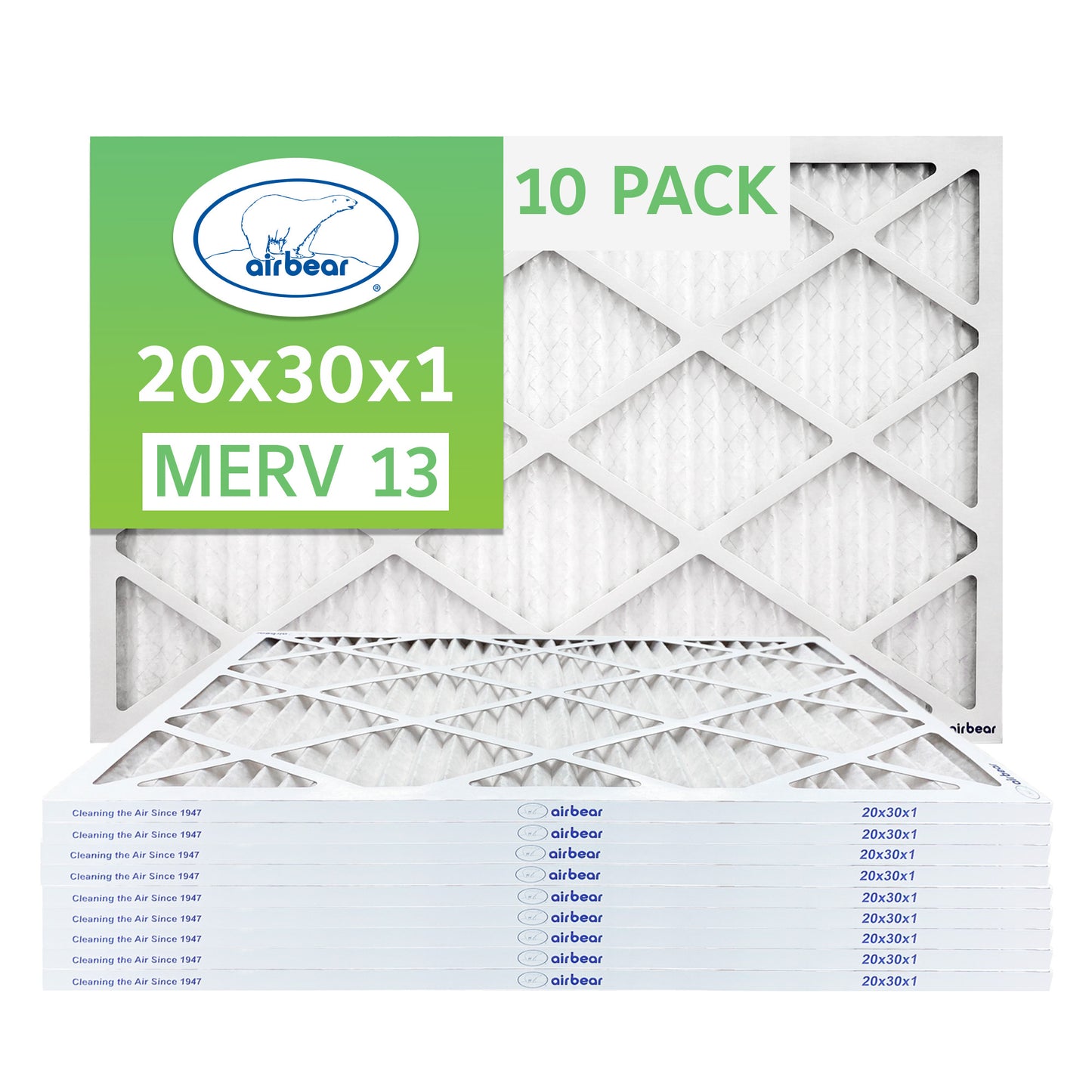 Air Bear 20x30x1 Pleated Air Filter