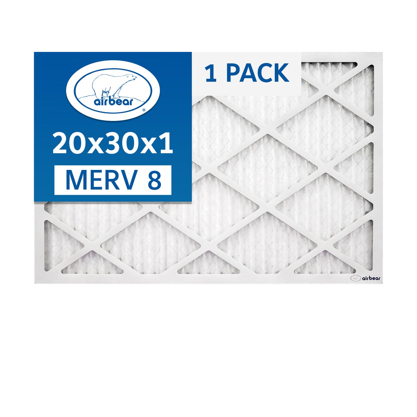 Air Bear 20x30x1 Pleated Air Filter