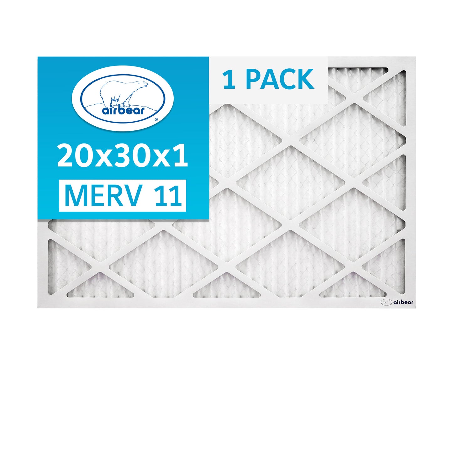 Air Bear 20x30x1 Pleated Air Filter