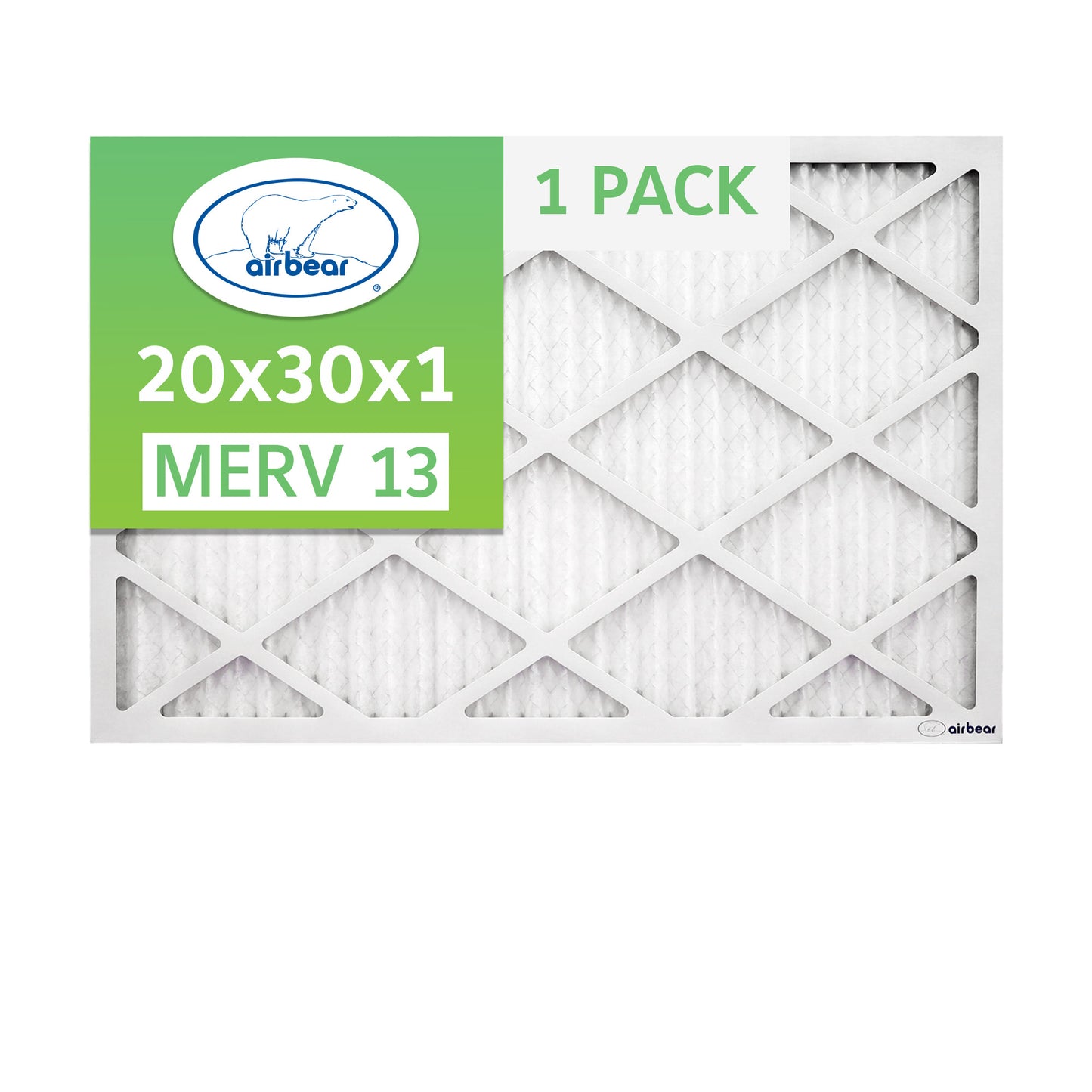 Air Bear 20x30x1 Pleated Air Filter