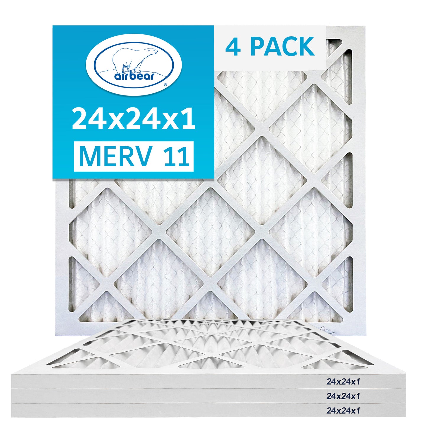 Air Bear 24x24x1 Pleated Air Filter
