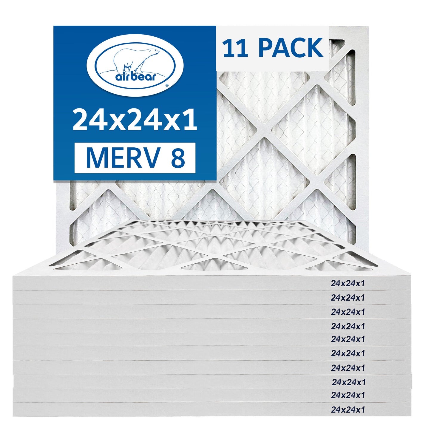 Air Bear 24x24x1 Pleated Air Filter