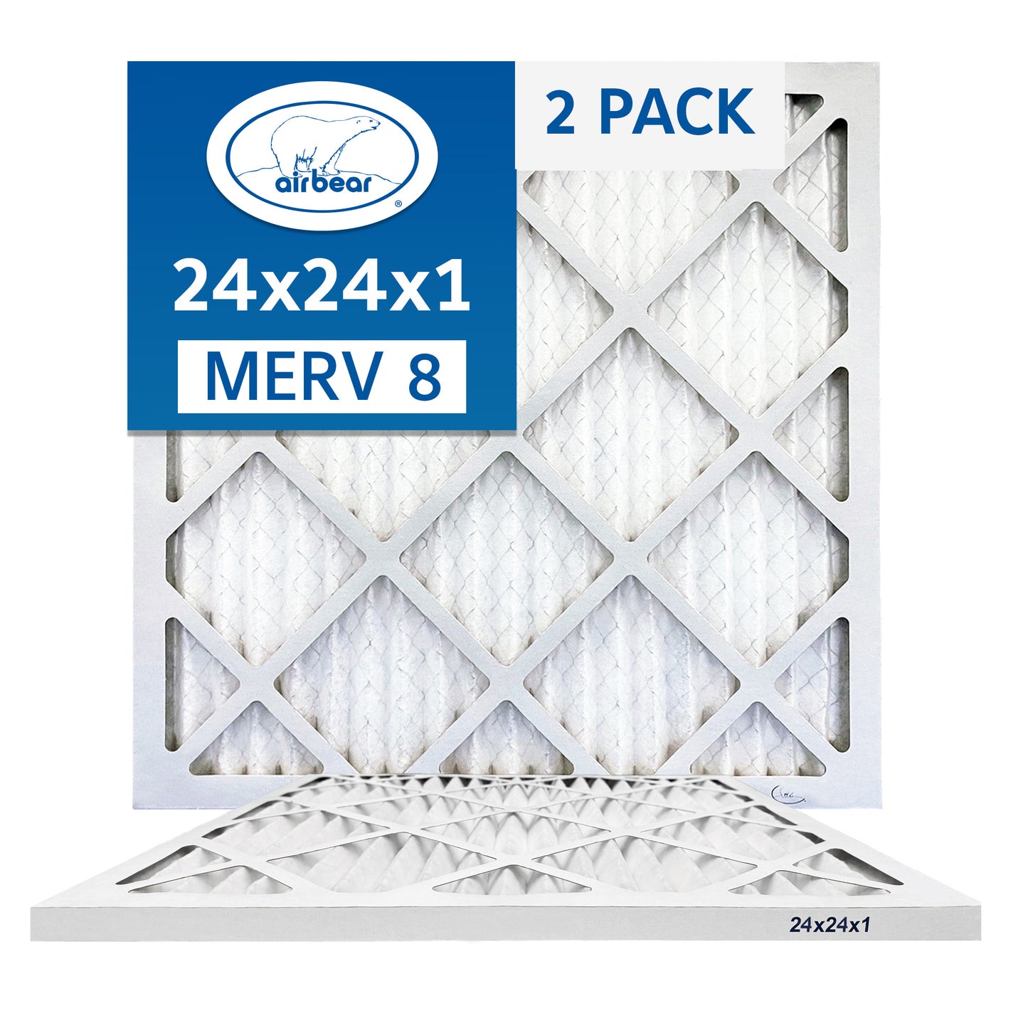 Air Bear 24x24x1 Pleated Air Filter