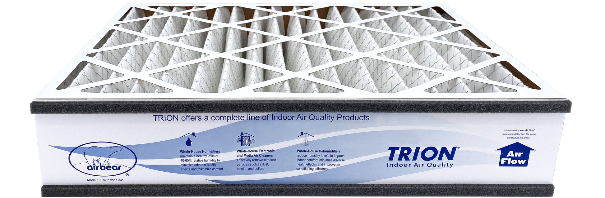 16x25x5 air filter Air Bear side