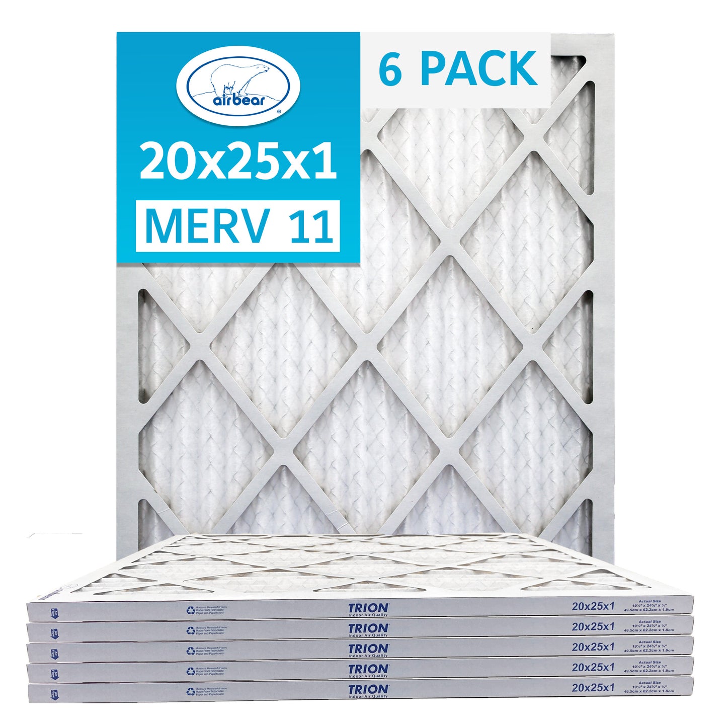 Air Bear 20x25x1 Air Filter