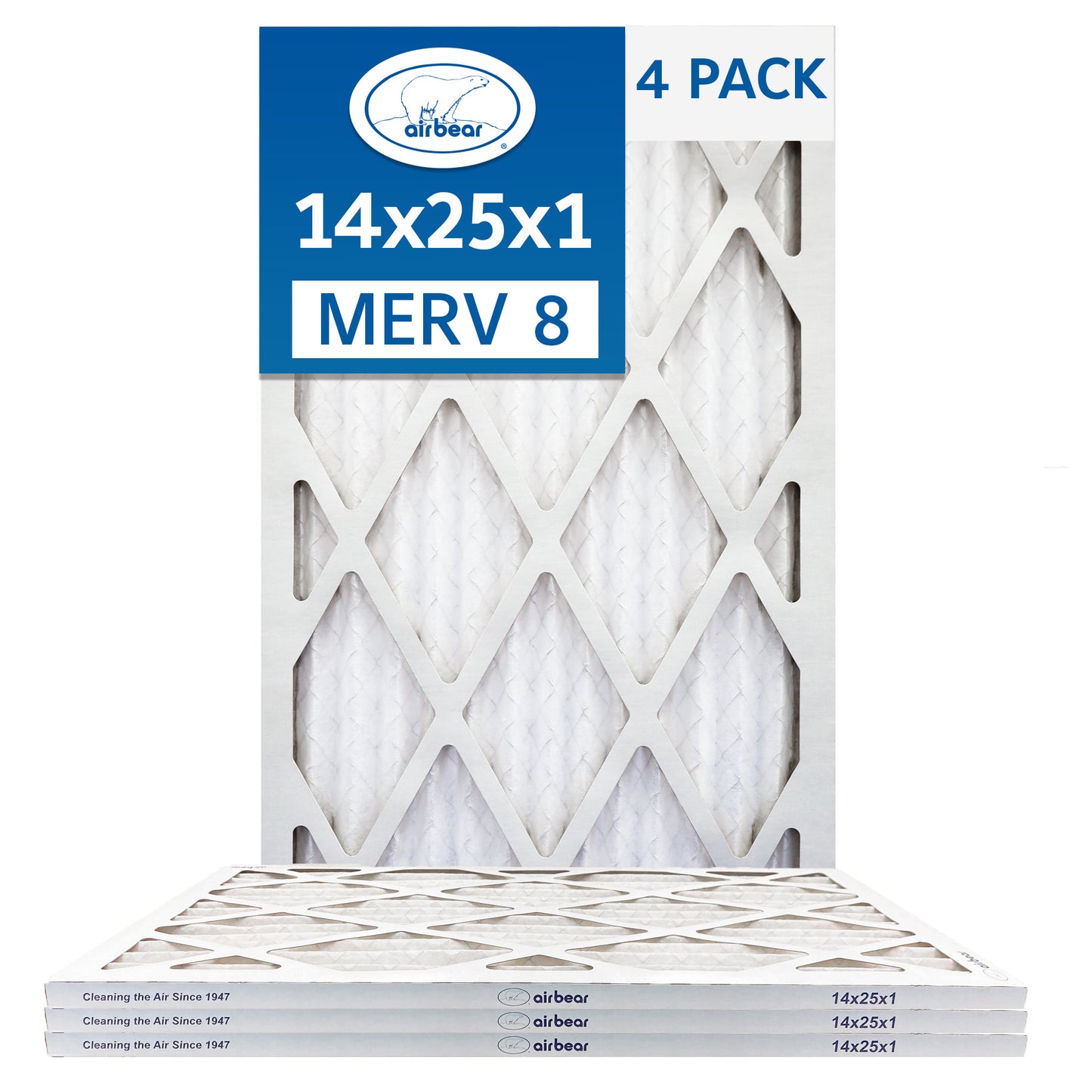 14x25x1 Air Bear Pleated Air Filter