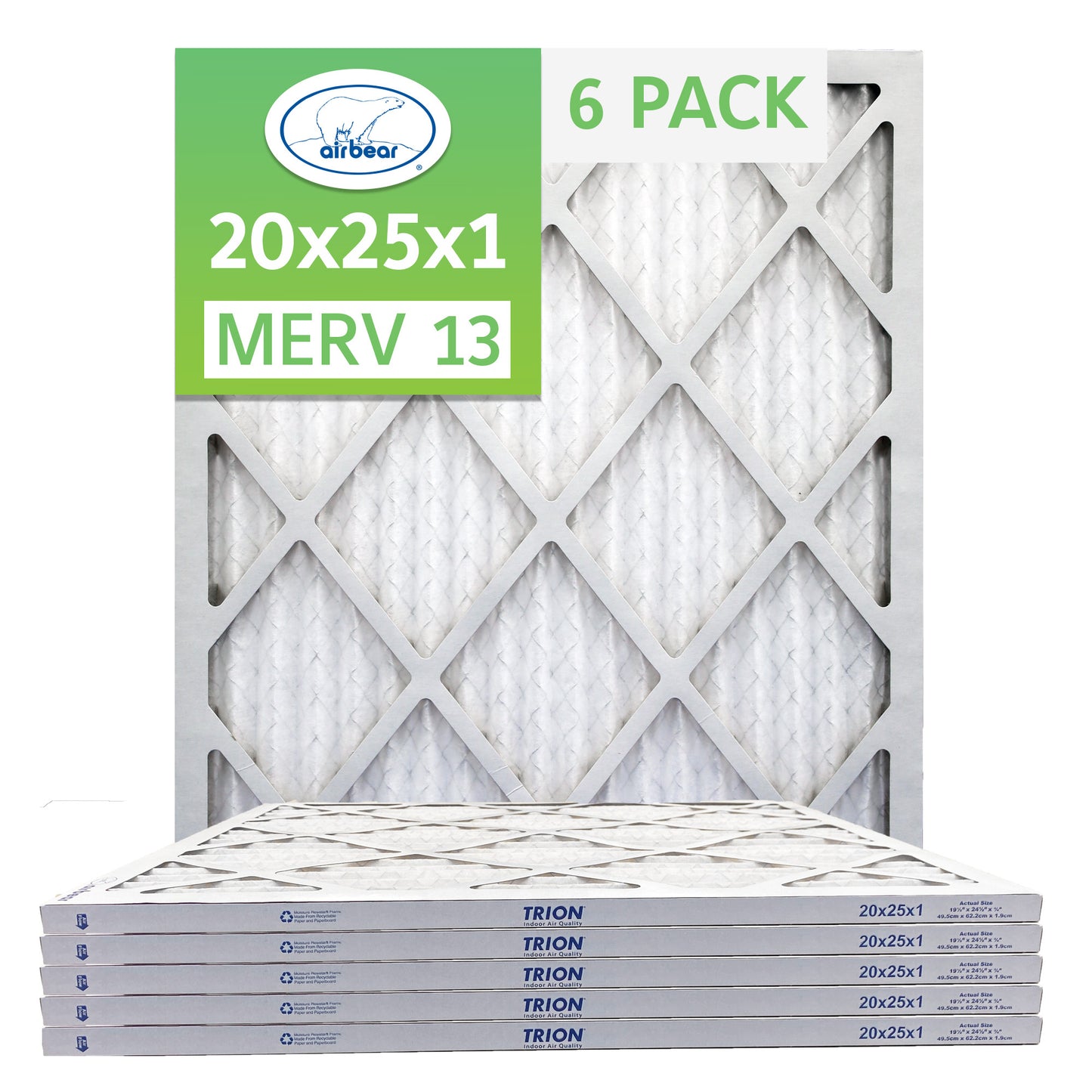 Air Bear 20x25x1 Air Filter