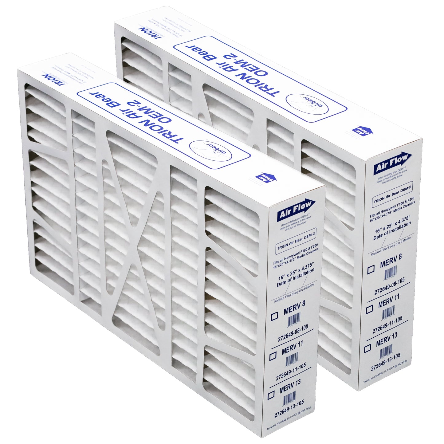 Air Bear OEM-2 16x25x4 Pleated Air Filter