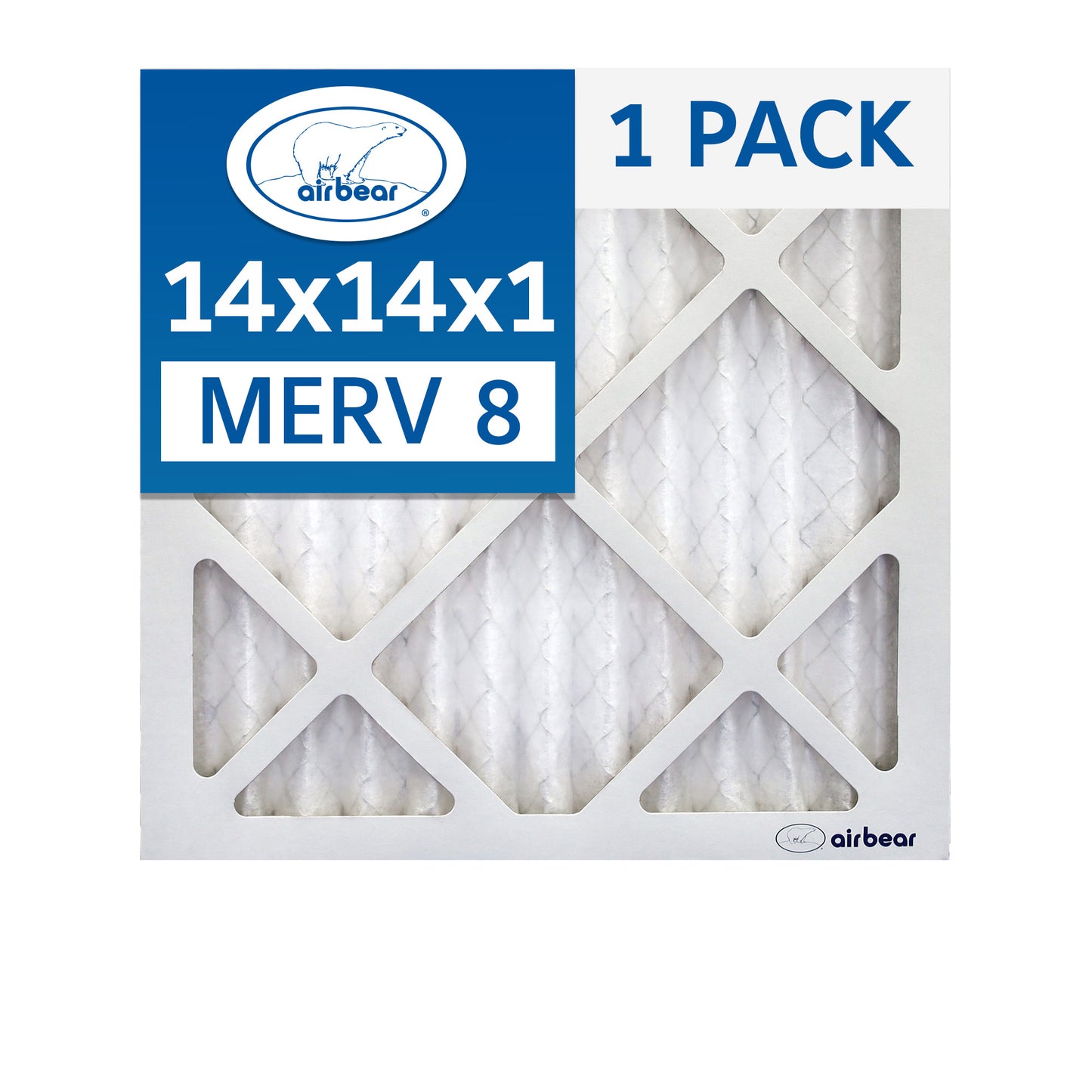 Air Bear 14x14x1 Pleated Air Filter